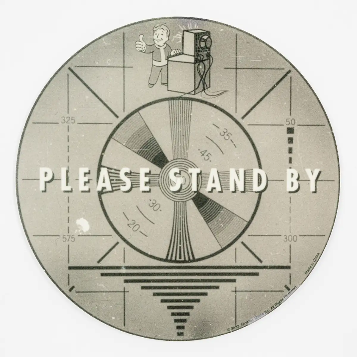 Fallout Record Slip Mat "Please Stand By" Fallout Record Slip Mat "Please Stand By"