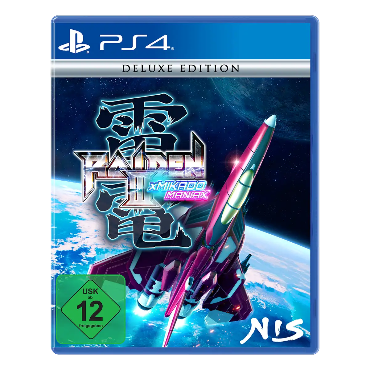 Raiden III x MIKADO MANIAX Deluxe Edition (PS4) Cover Raiden III x MIKADO MANIAX Deluxe Edition (PS4) Cover