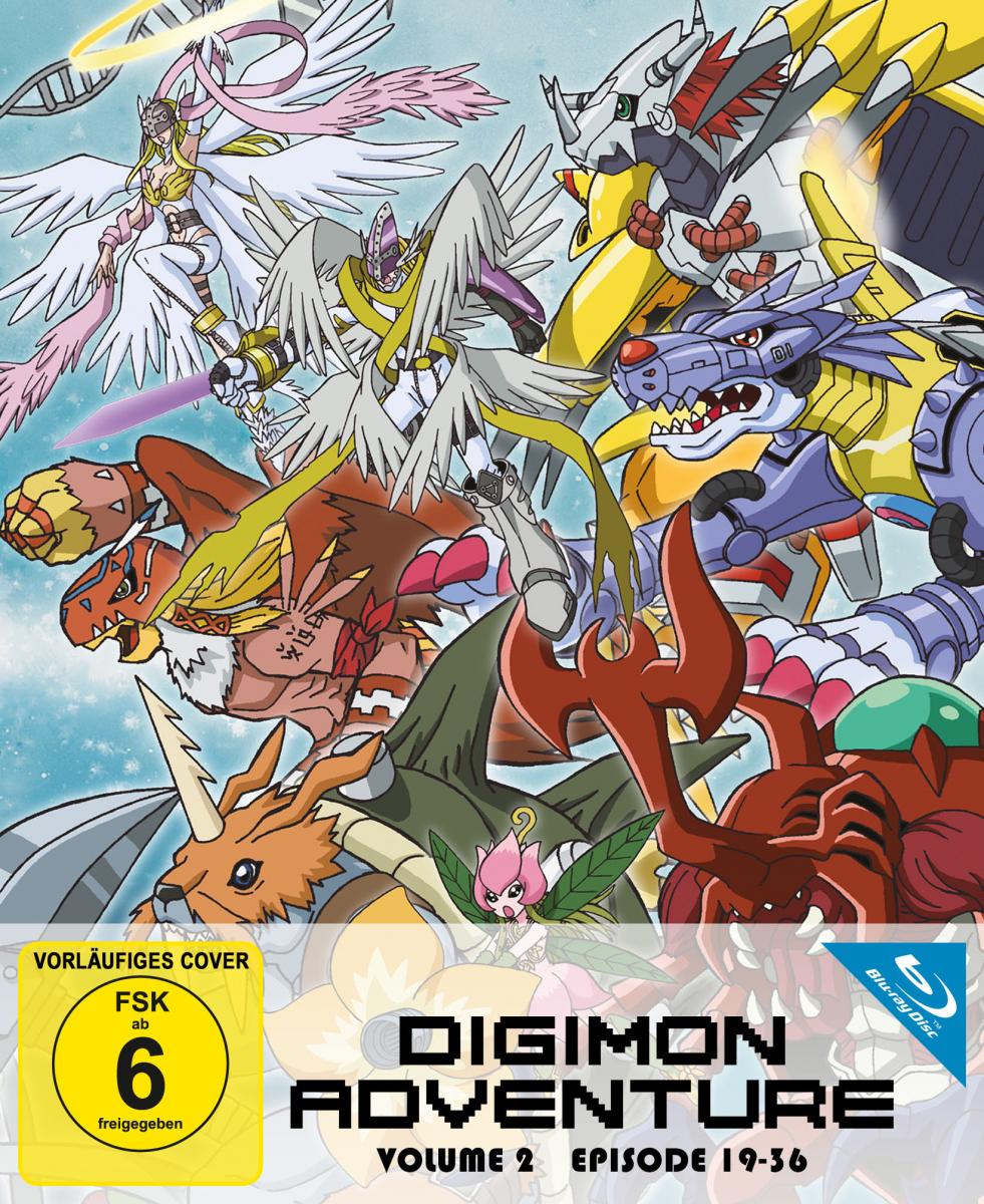 Digimon Adventure - Staffel 1.2: Episode 19-36 Blu-ray Cover