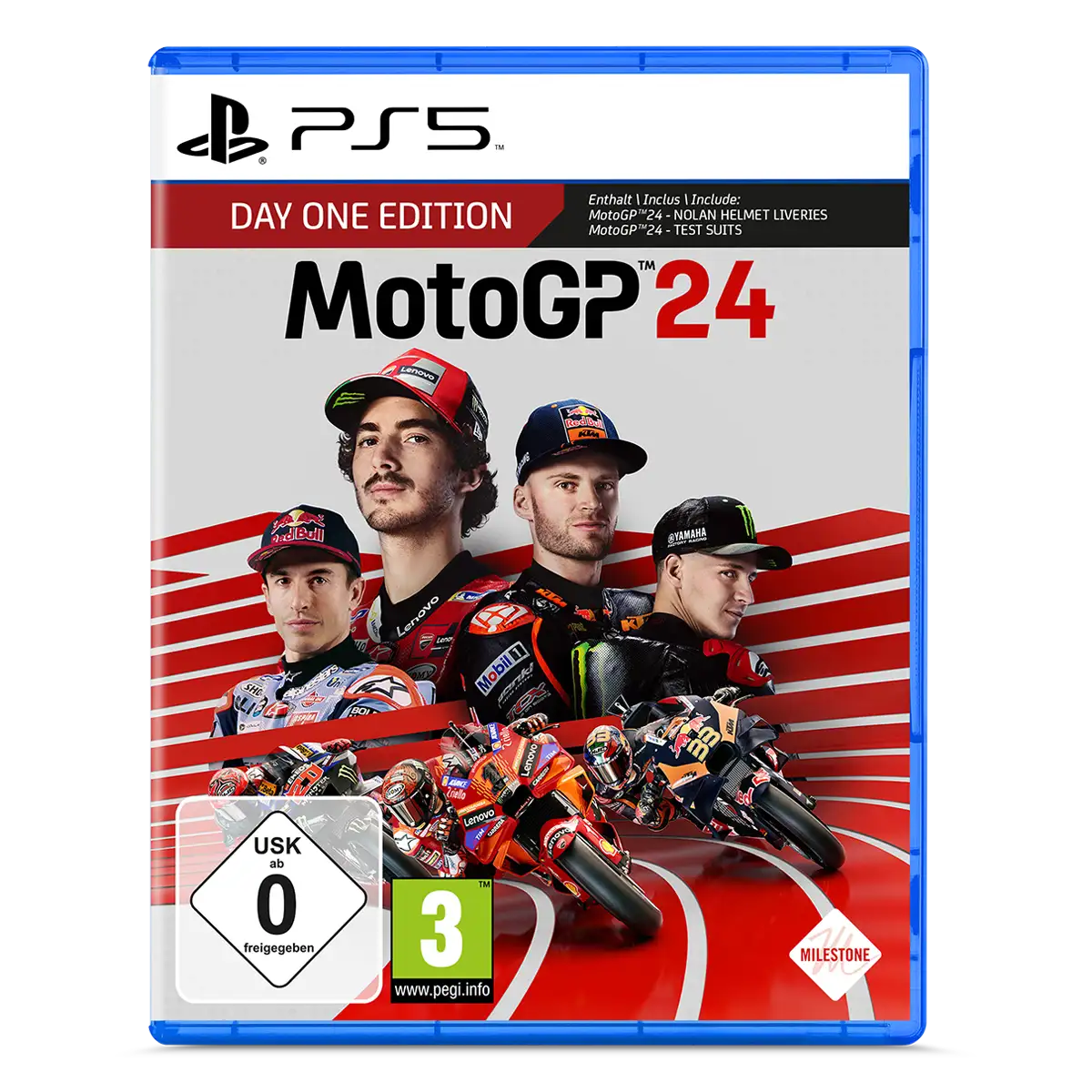MotoGP 24 Day One Edition (PS5) Cover MotoGP 24 Day One Edition (PS5) Cover