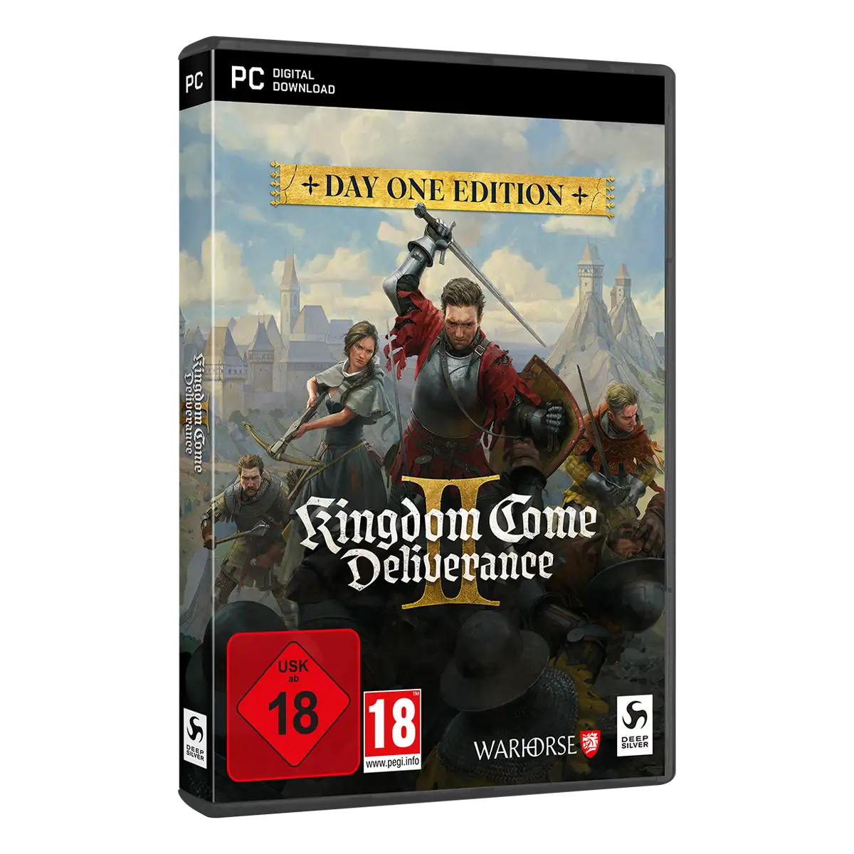 Kingdom Come: Deliverance II Day One Edition (Code in a Box) (PC) USK+PEGI Kingdom Come: Deliverance II Day One Edition (Code in a Box) (PC) USK+PEGI