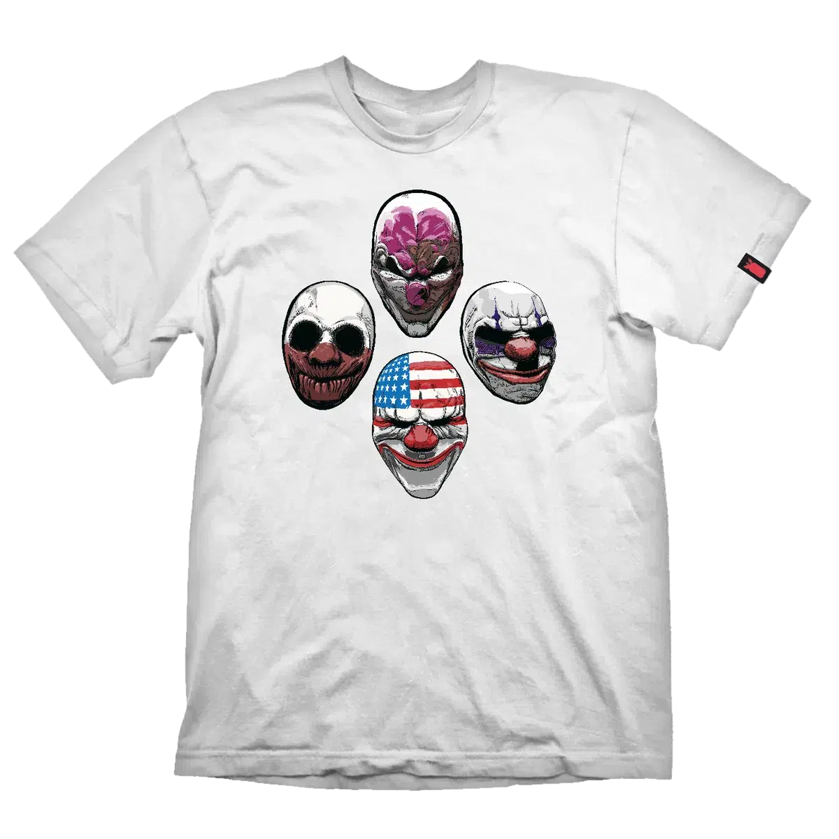 Payday 2 T-Shirt "The Four" White XXL
