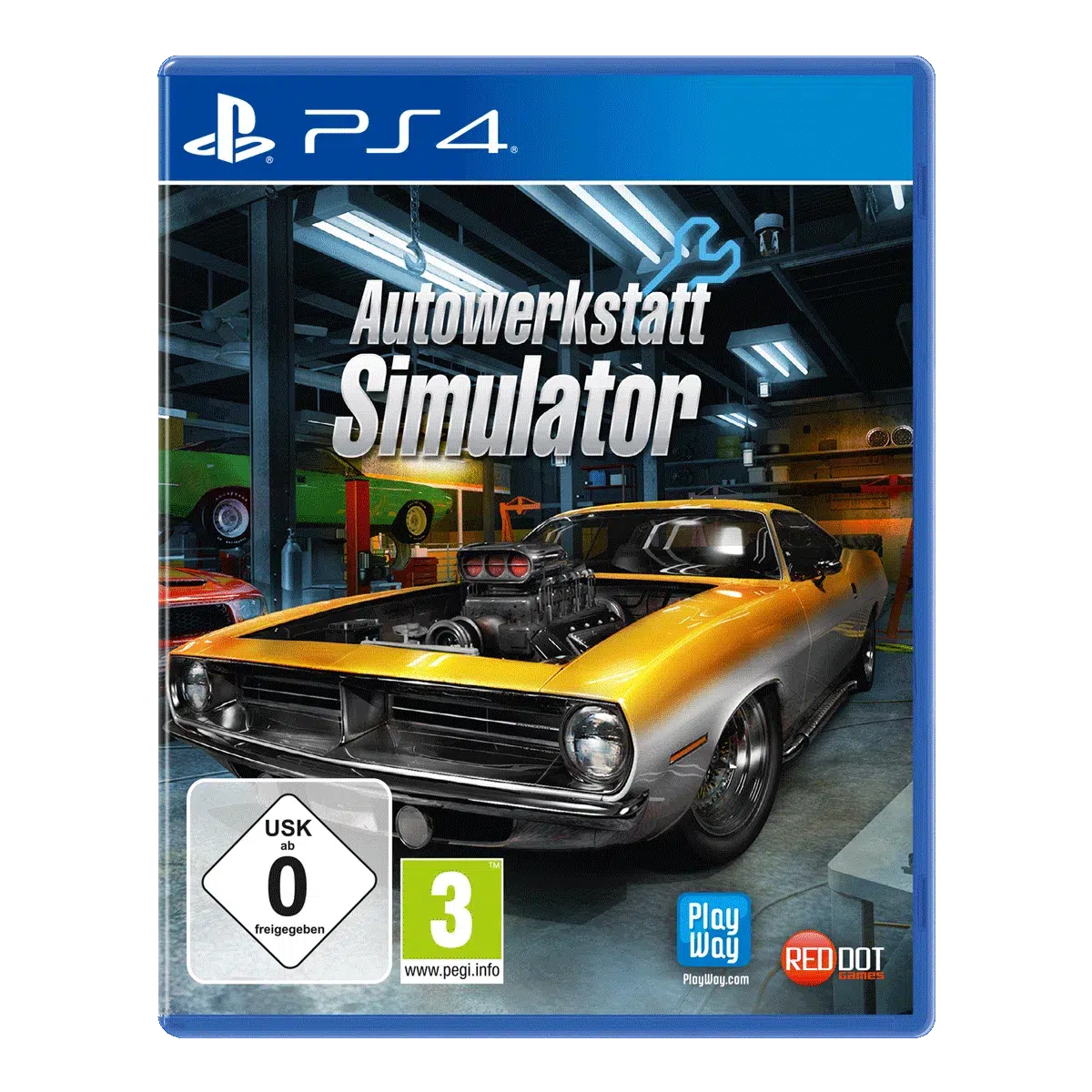 Autowerkstatt Simulator (PS4) Cover Autowerkstatt Simulator (PS4) Cover