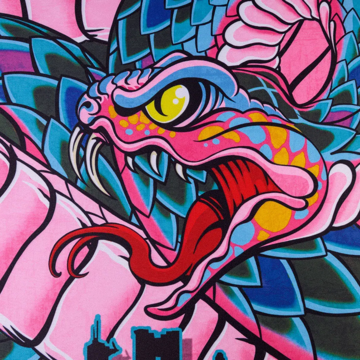 1079309-saints-row-5-mousemat-snake-mural-detail1 Saints Row Mousepad "Snake Mural"