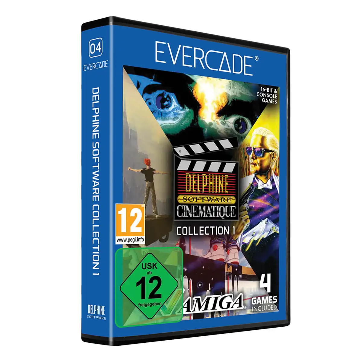 Blaze Evercade Delphine Collection 1 Cartridge Cover Blaze Evercade Delphine Collection 1 Cartridge Cover
