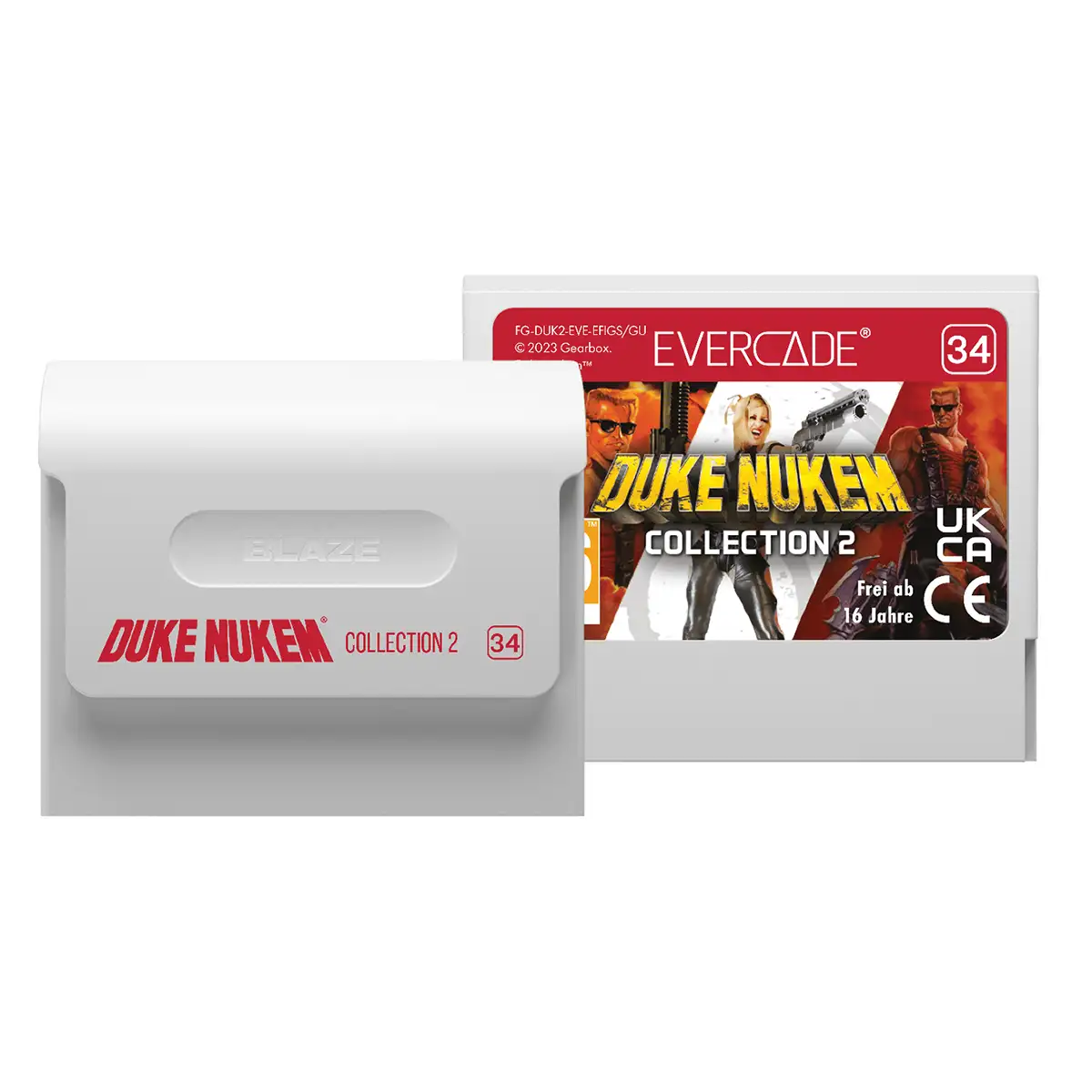 Blaze Evercade Duke Nukem Collection 2 Cartridge Image 2