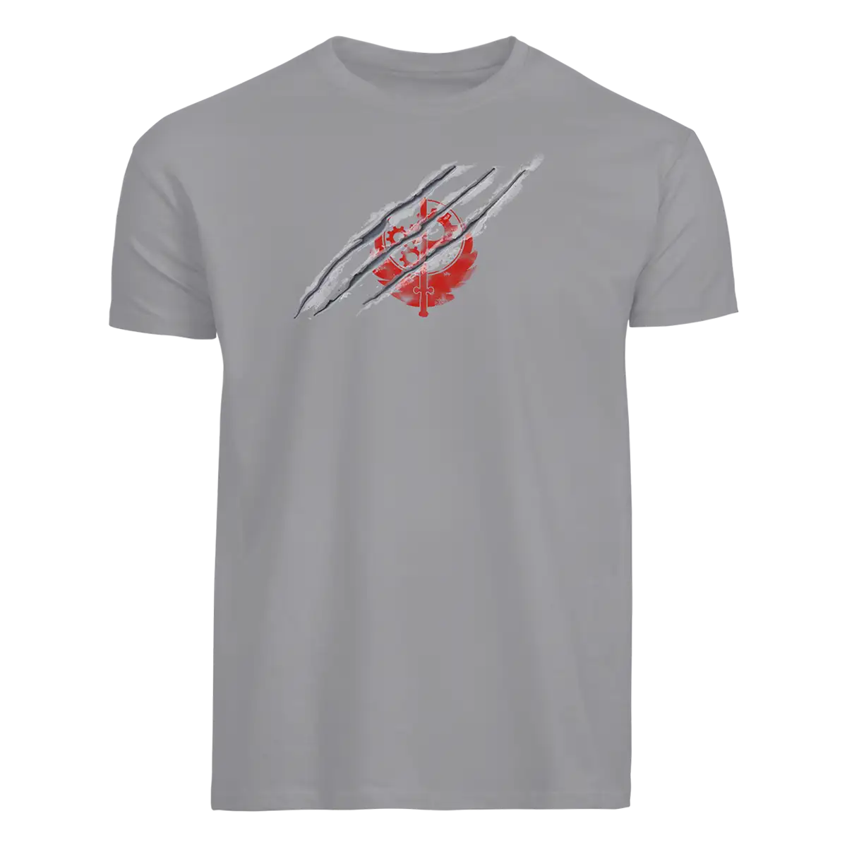 Fallout T-Shirt "Power Armor Claw" gray