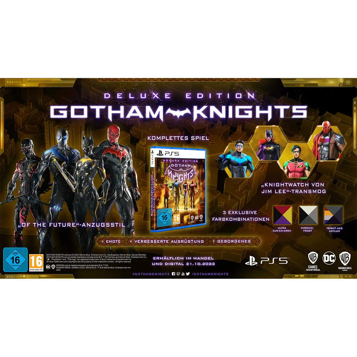 Gotham Knights Deluxe Edition (PS5) Image 3