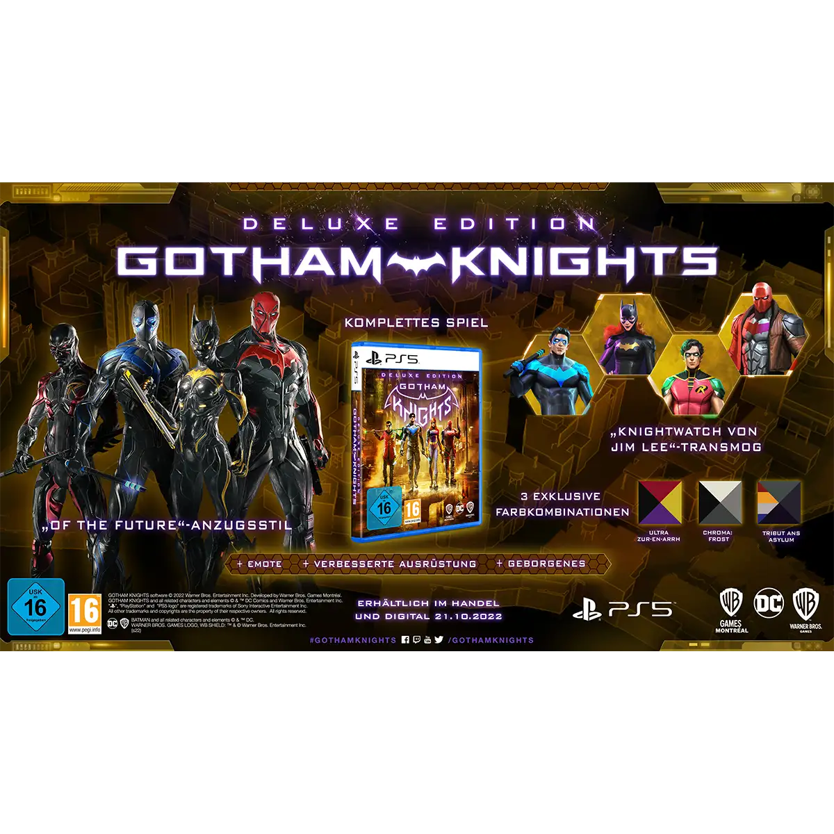 Jogo para PS5 Gotham Knights Standard - Warner - Info Store - Prod