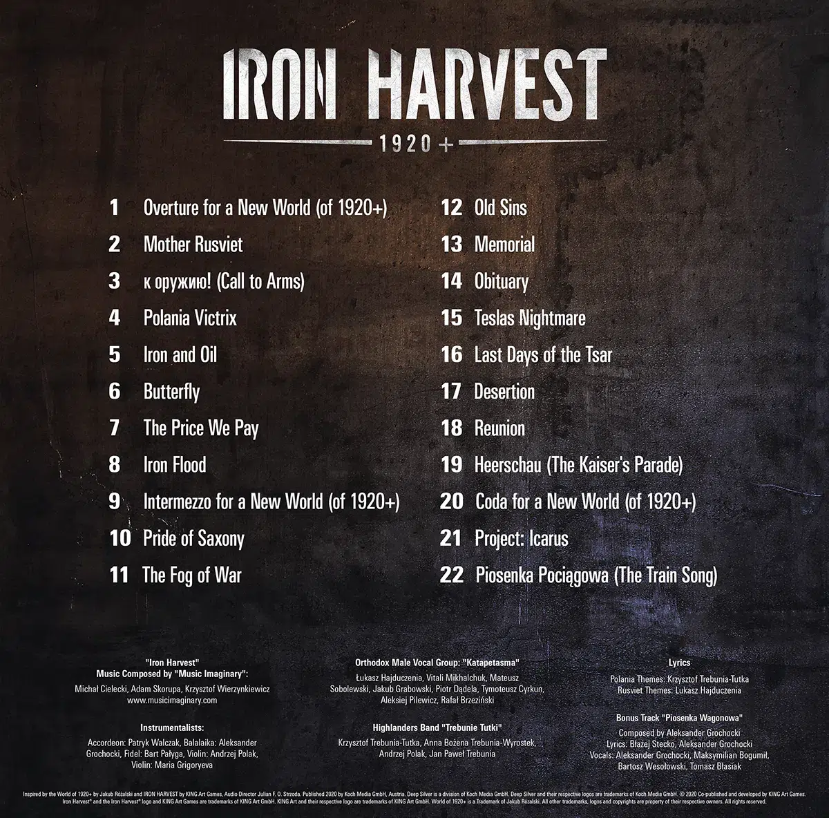 Iron Harvest Soundtrack Vinyl Image 3