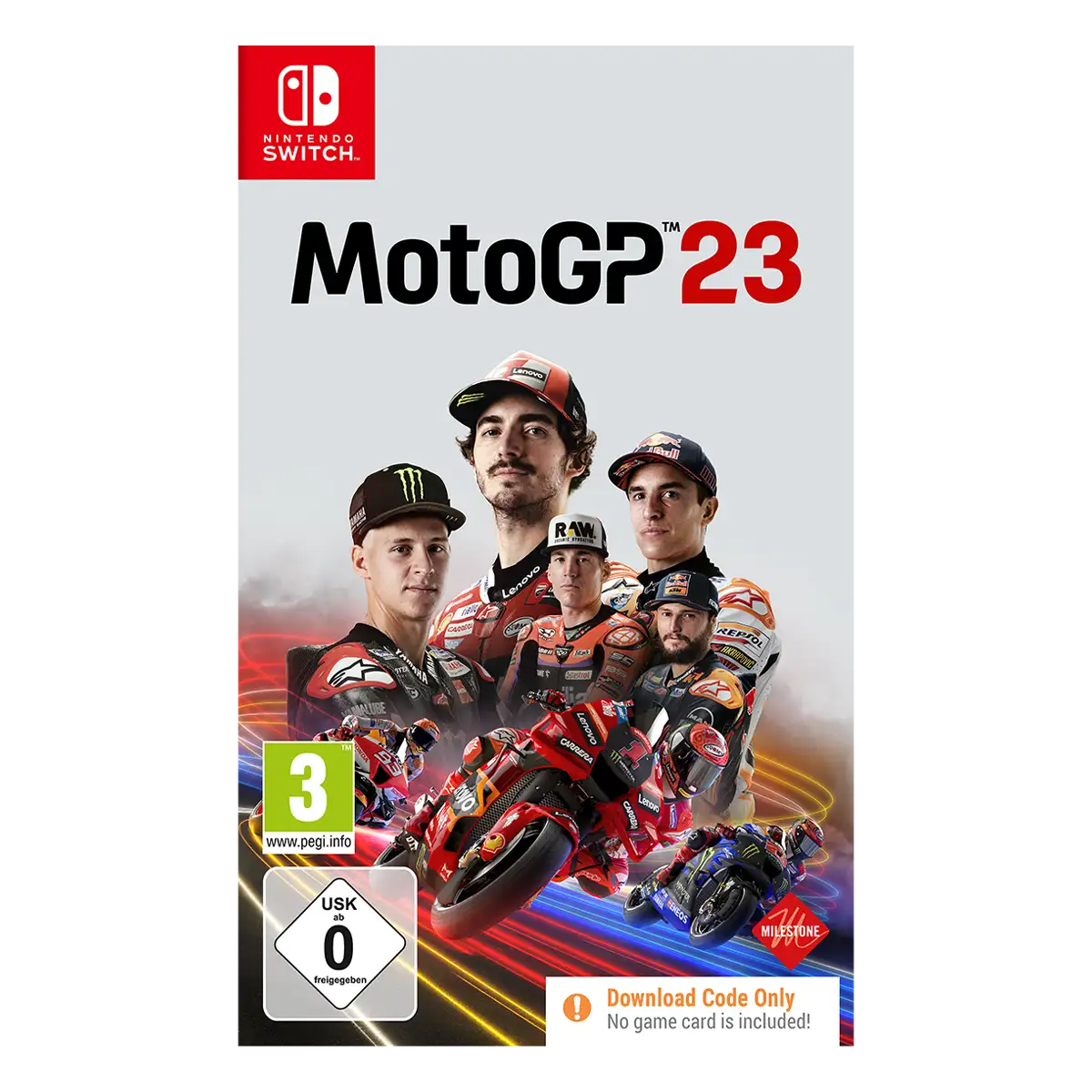 MotoGP 23 (Code in a Box) (Switch) Cover MotoGP 23 (Code in a Box) (Switch) Cover