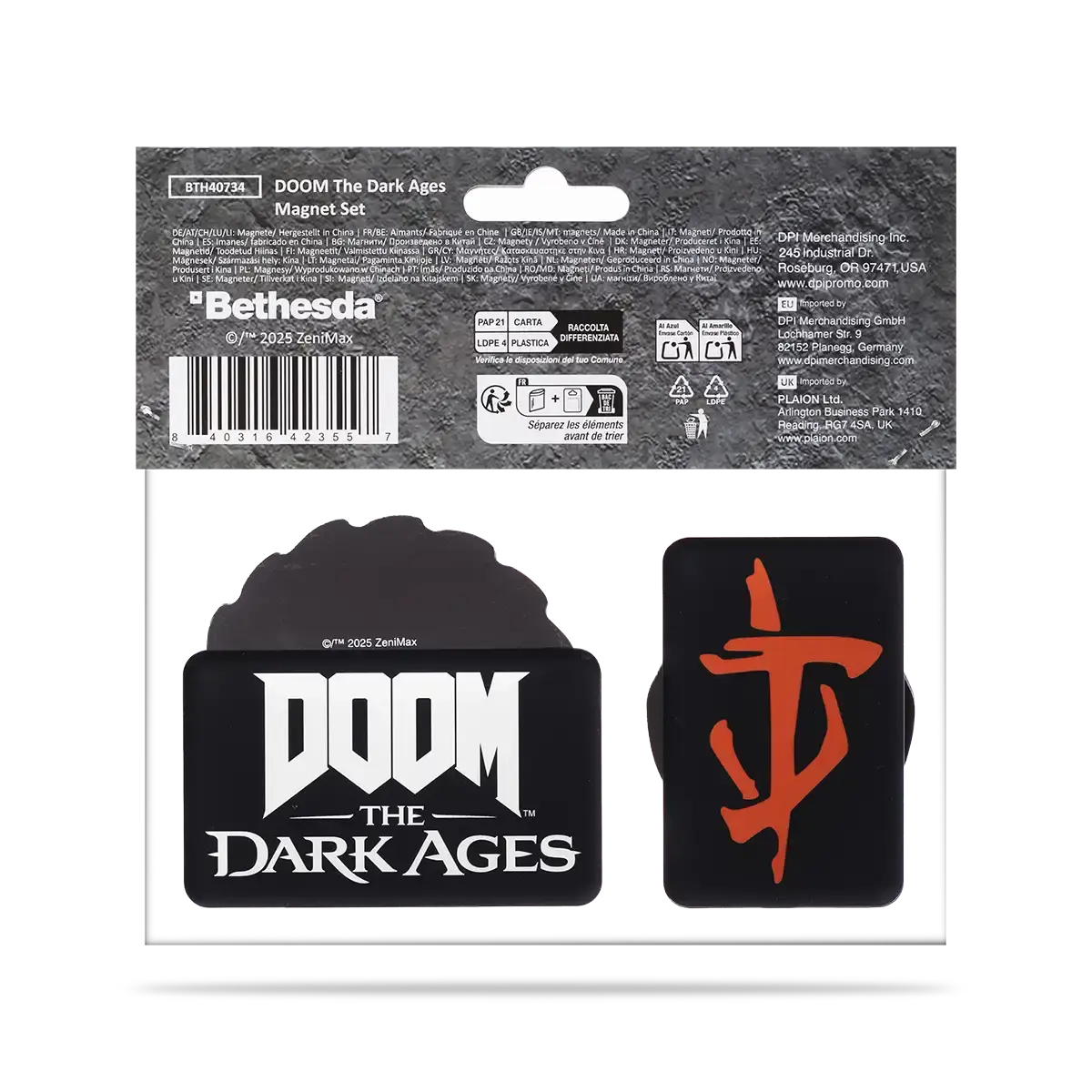 Doom The Dark Ages Magnet Set "Icons" Doom The Dark Ages Magnet Set "Icons"