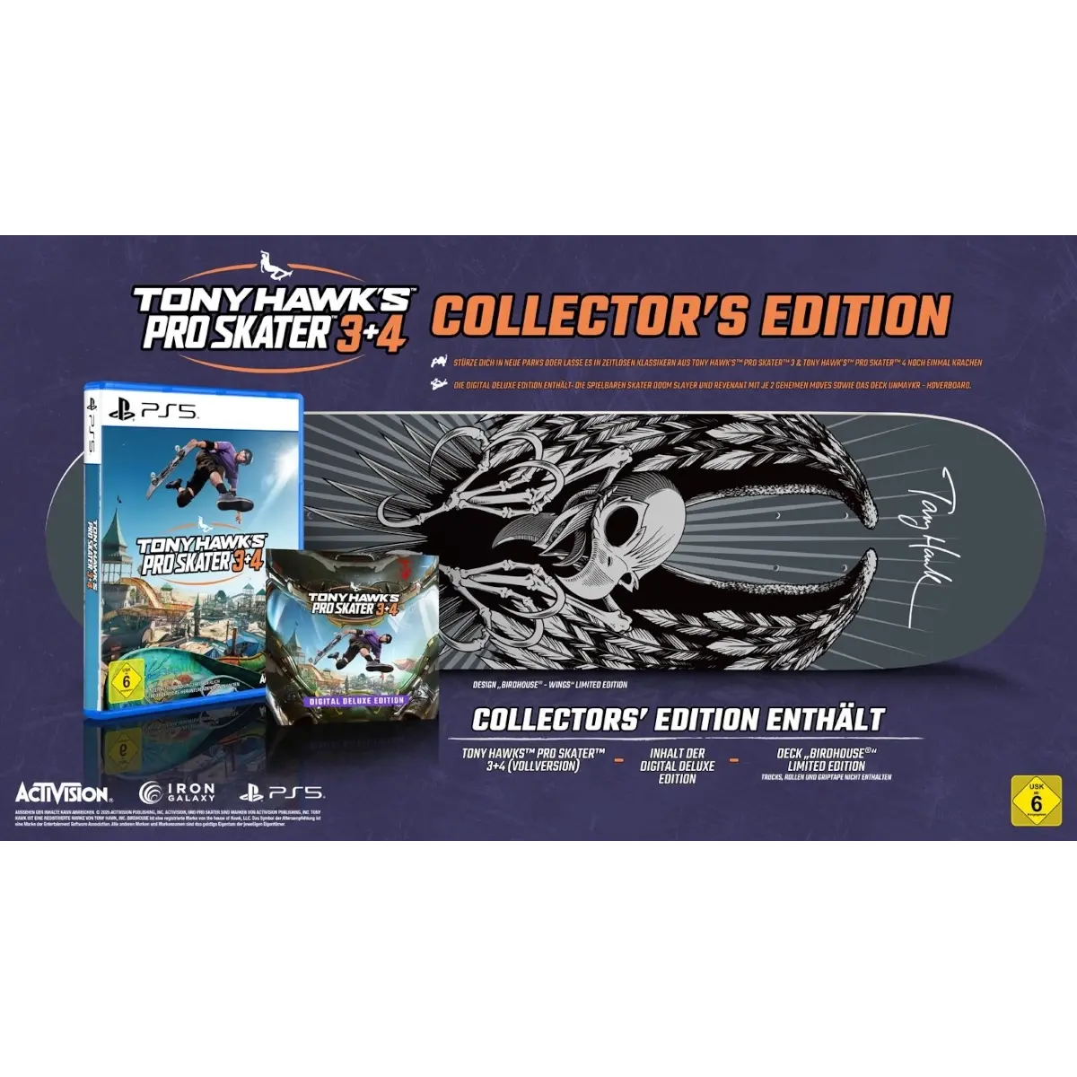 Tony Hawk's Pro Skater 3+4 Collector's Edition (XONE/XSRX) Cover Tony Hawk's Pro Skater 3+4 Collector's Edition (XONE/XSRX) Cover