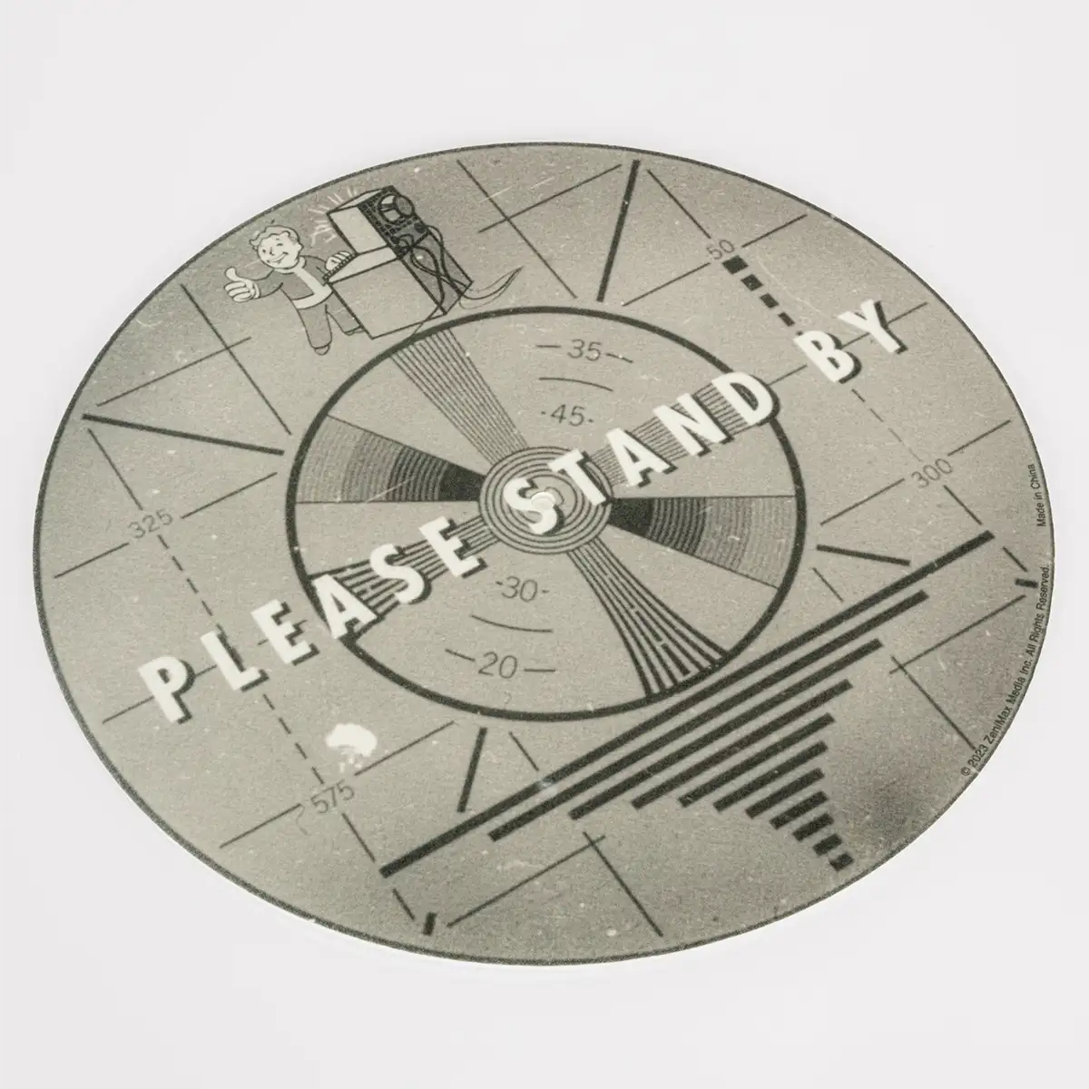 Fallout Record Slip Mat "Please Stand By" Fallout Record Slip Mat "Please Stand By"