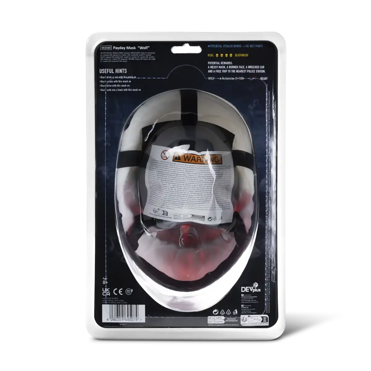 Payday 2 Face Mask "Wolf" Payday 2 Face Mask "Wolf"