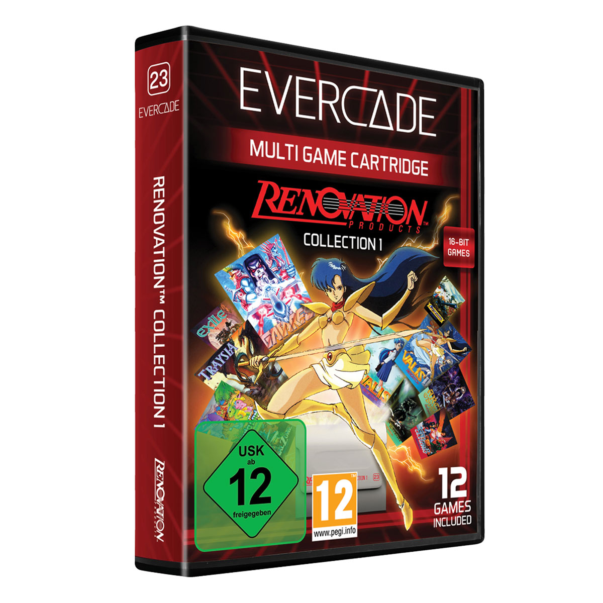 Blaze Evercade Renovation Cartridge 1 (INT) Cover Blaze Evercade Renovation Cartridge 1 (INT) Cover