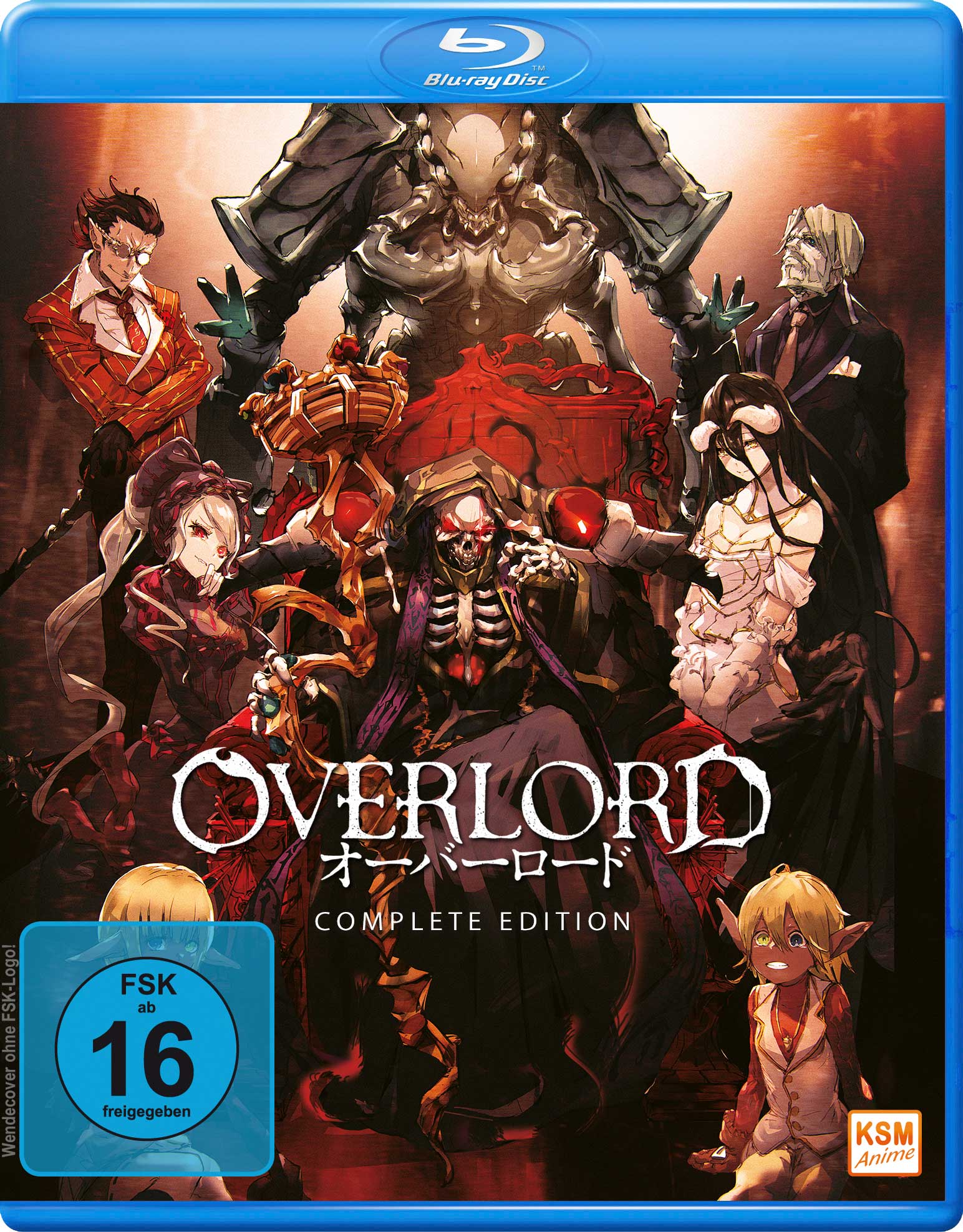 Overlord - Complete Edition: Staffel 1 (13 Episoden) Blu-ray Cover