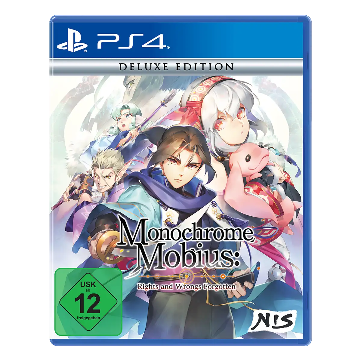 Monochrome Mobius: Rights and Wrongs Forgotten - Deluxe Edition (PS4) Cover Monochrome Mobius: Rights and Wrongs Forgotten - Deluxe Edition (PS4) Cover
