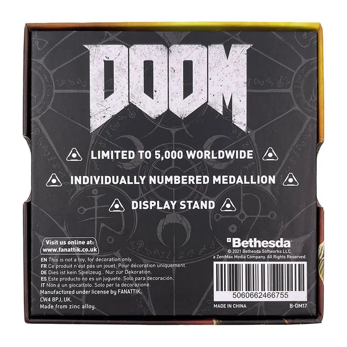 1070321-doom-medallion-cacodemon-back Doom Medallion "Cacodemon"