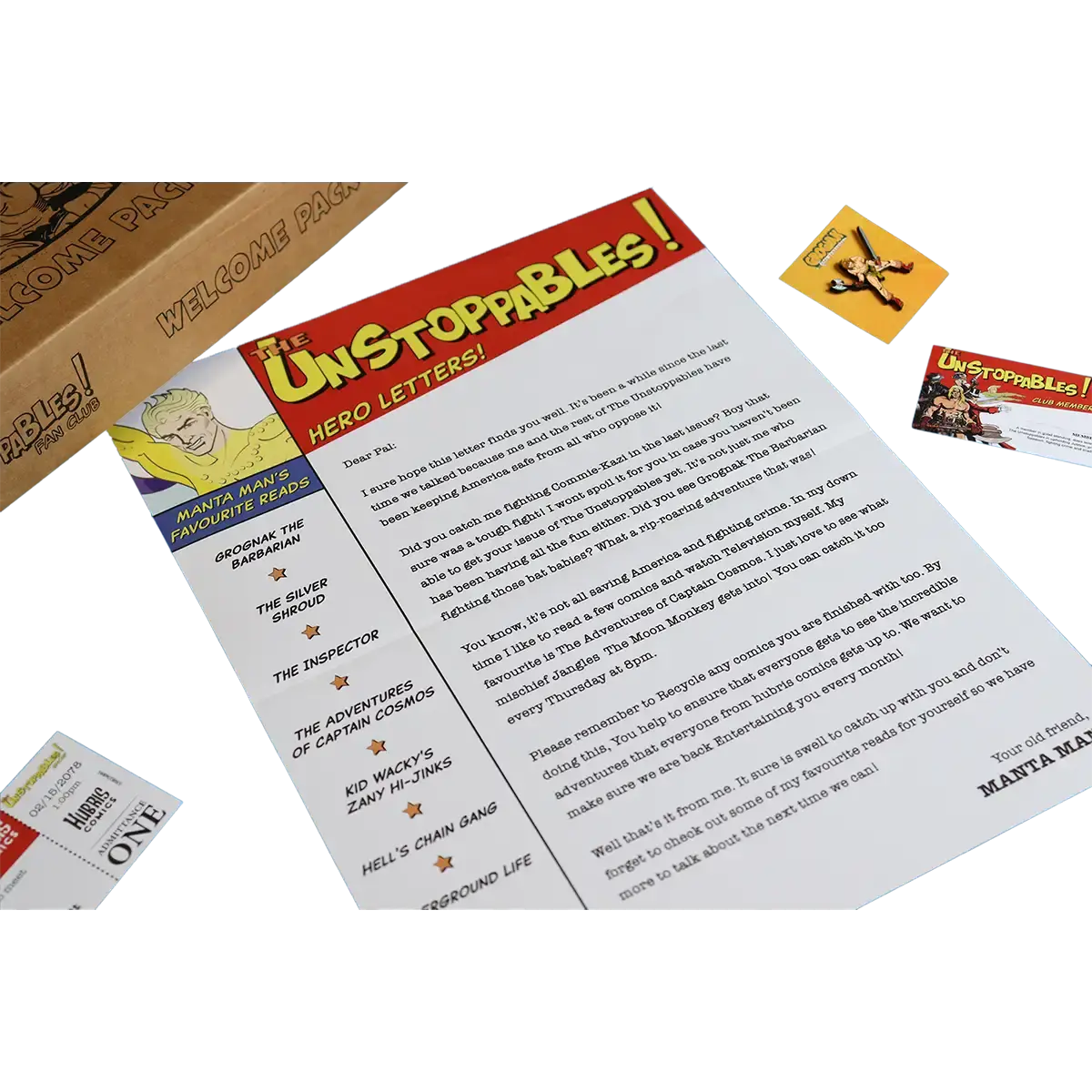 Fallout Collectible Box "The Unstoppables Fan Club" Fallout Collectible Box "The Unstoppables Fan Club"
