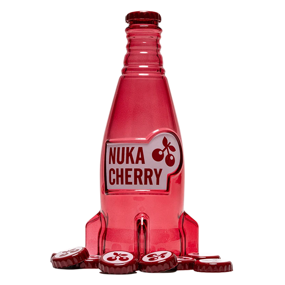 Fallout "Nuka Cola Cherry" Glasflasche und Kronkorken Cover Fallout "Nuka Cola Cherry" Glasflasche und Kronkorken Cover