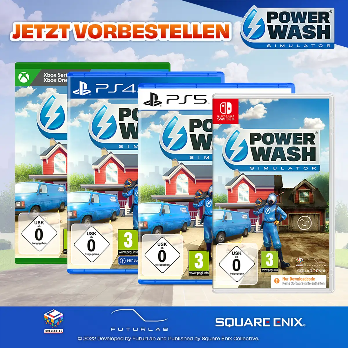 PowerWash Simulator (Code in a Box) (Switch) PowerWash Simulator (Code in a Box) (Switch)