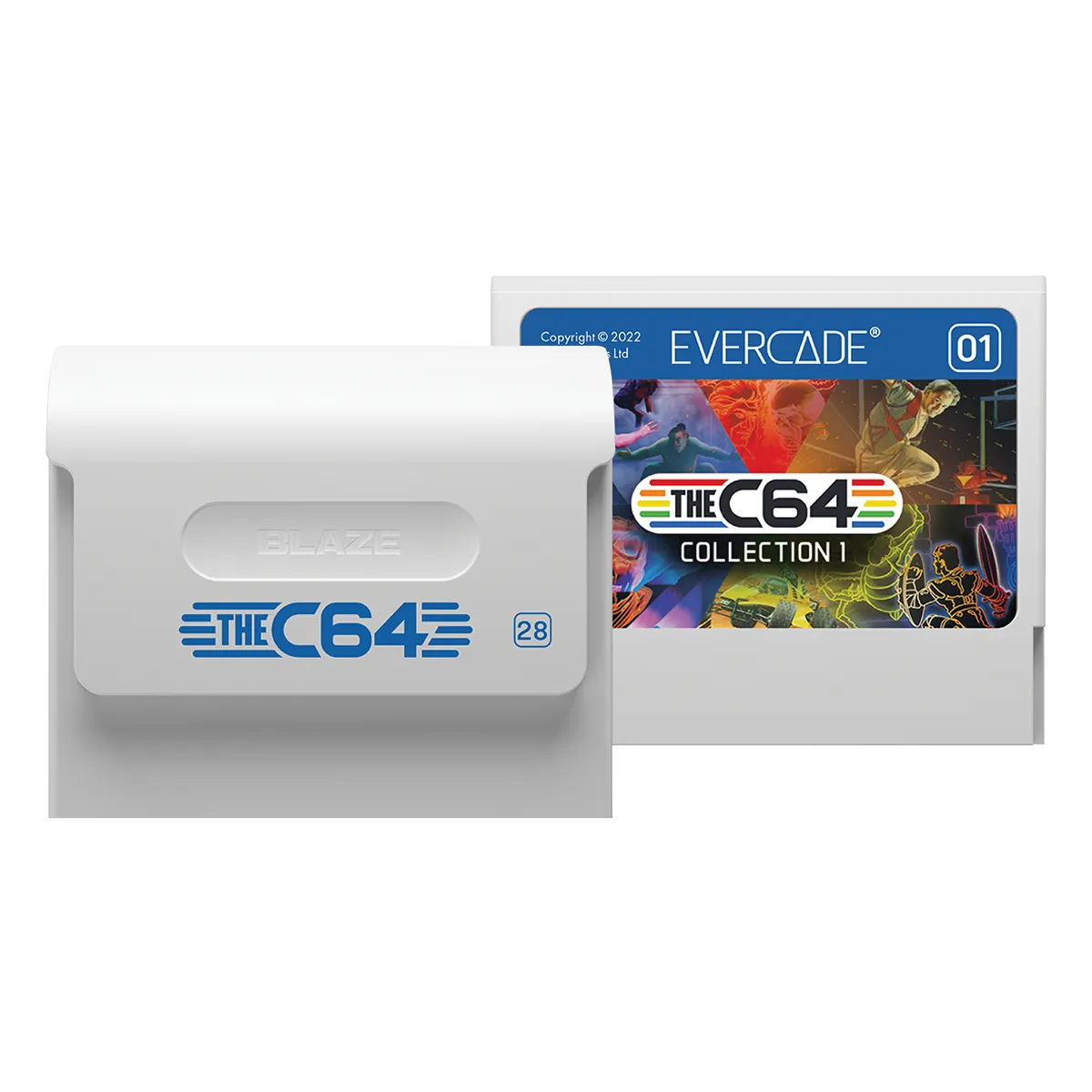 Blaze Evercade The C64 Collection 1 Cartridge 1 - Blue Collection Blaze Evercade The C64 Collection 1 Cartridge 1 - Blue Collection