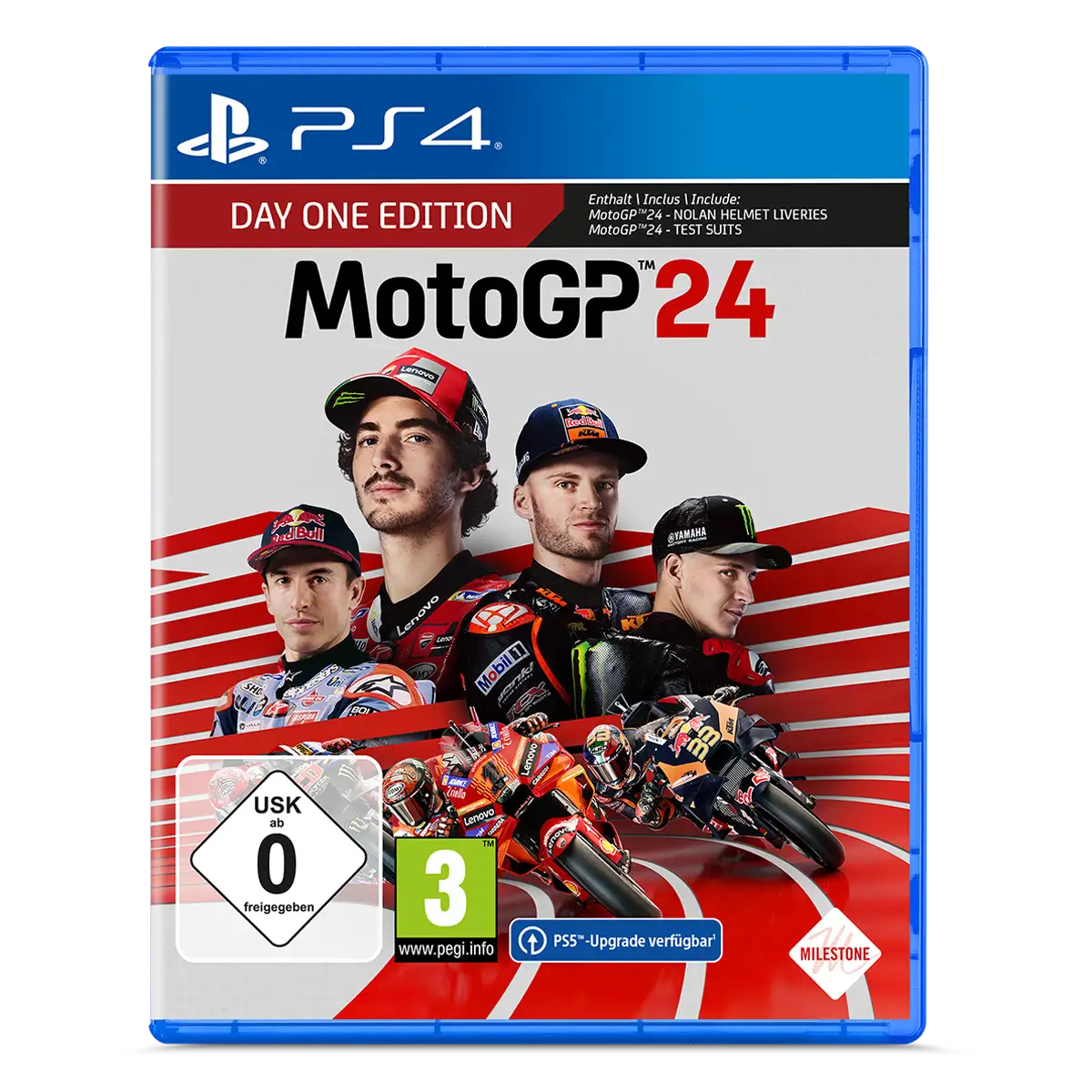 MotoGP 24 Day One Edition (PS4) Cover MotoGP 24 Day One Edition (PS4) Cover