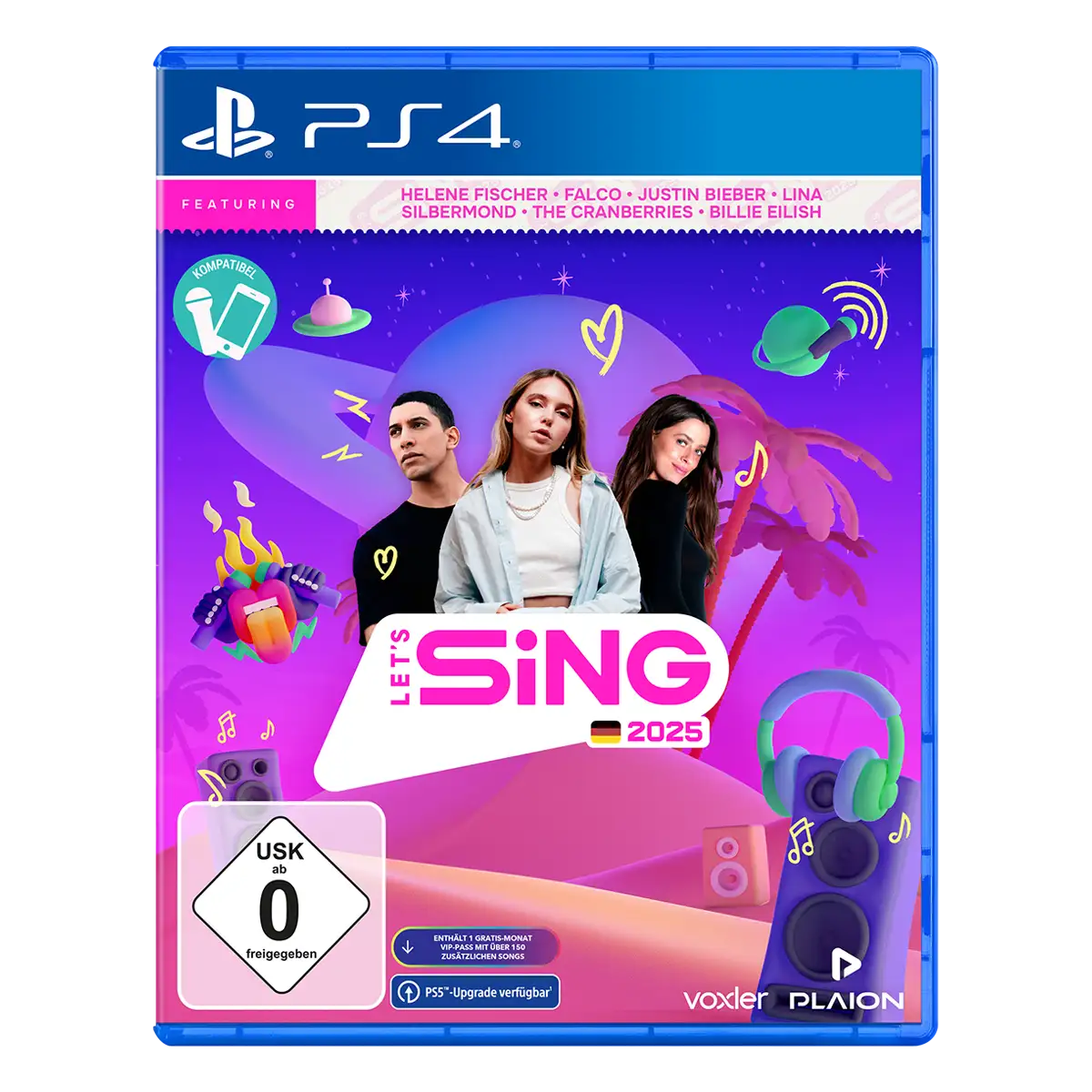 Let's Sing 2025 German Version (PS4) Cover Let's Sing 2025 German Version (PS4) Cover