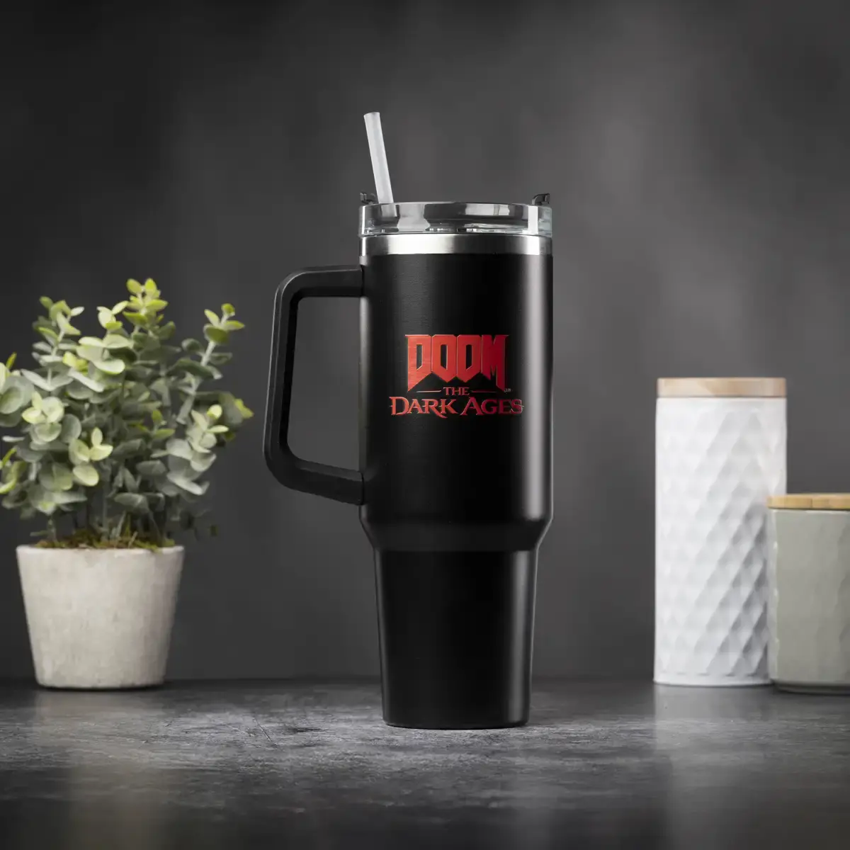 Doom The Dark Ages Insulated Mug "Shield" Doom The Dark Ages Insulated Mug "Shield"