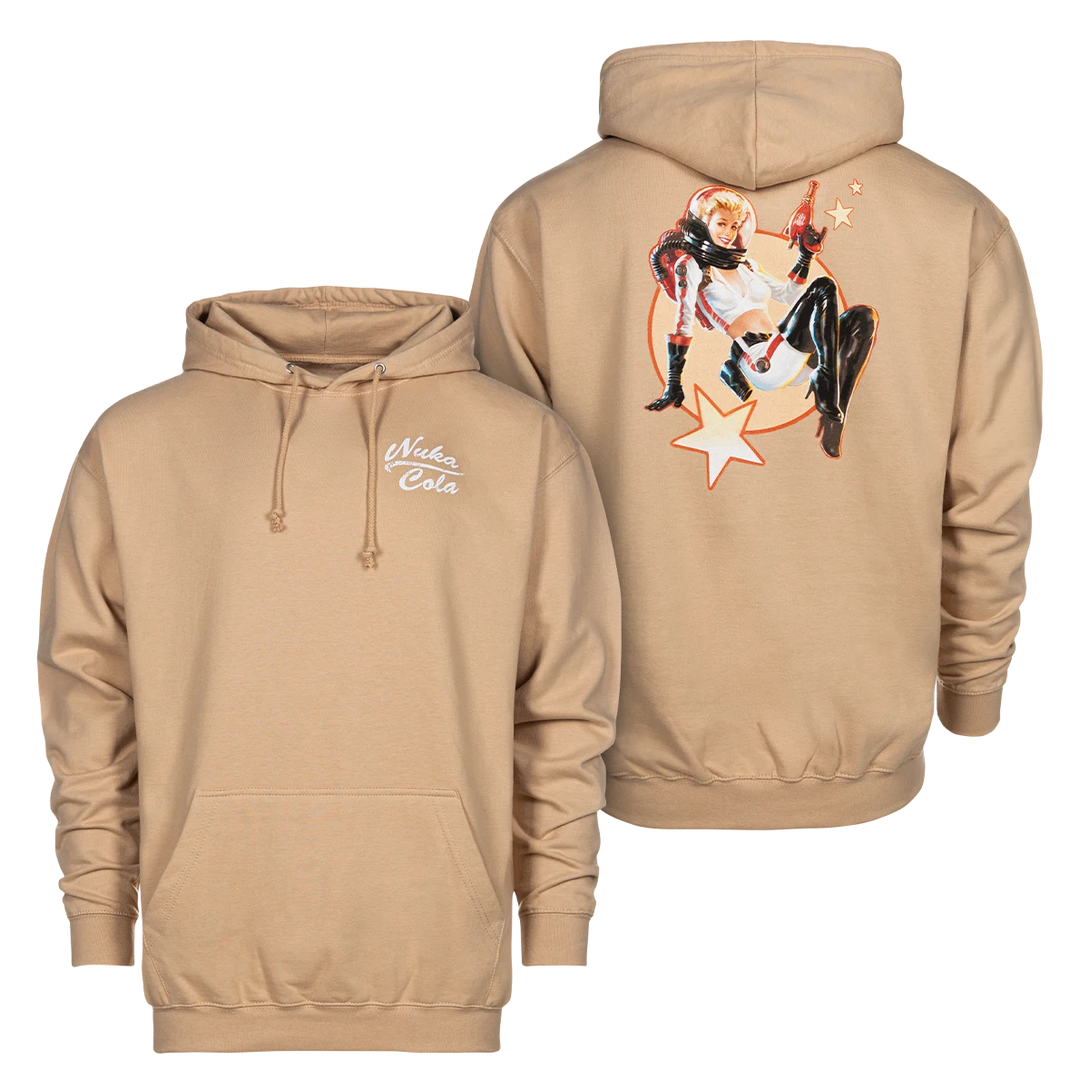 Fallout Hoodie "Nuka Girl" sand XXL Cover Fallout Hoodie "Nuka Girl" sand XXL Cover