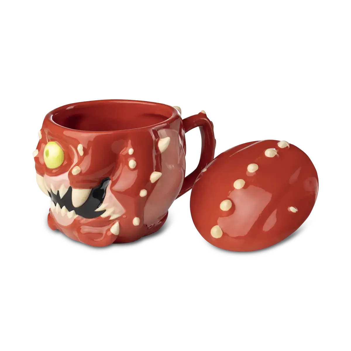 DOOM Cacodemon Ceramic Mug with Lid DOOM Cacodemon Ceramic Mug with Lid
