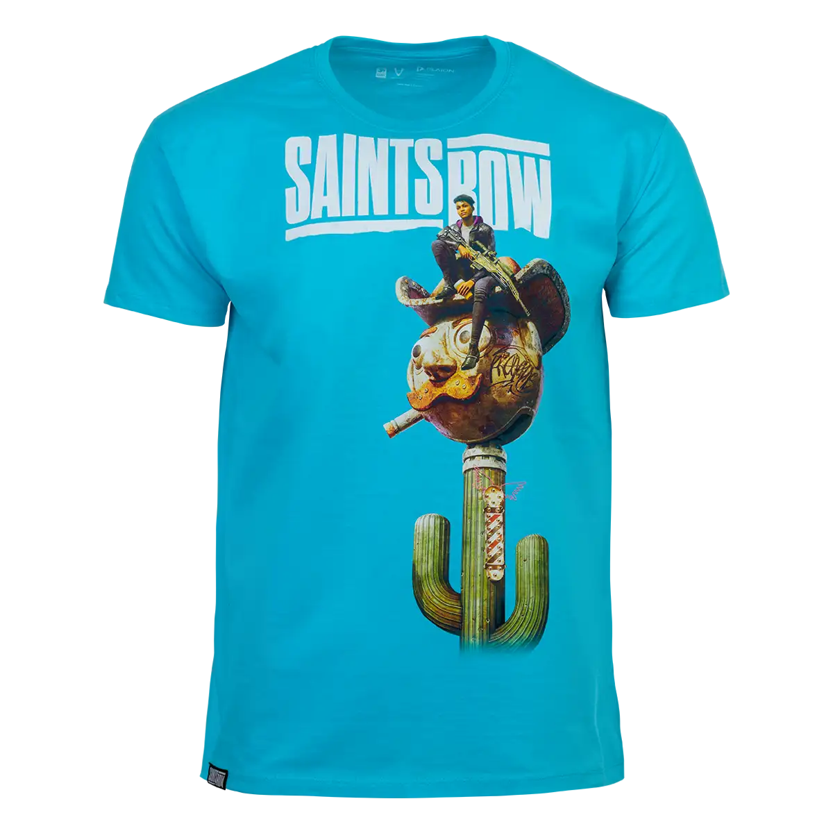 Saints Row T-Shirt "Cactus" Atoll Blue
