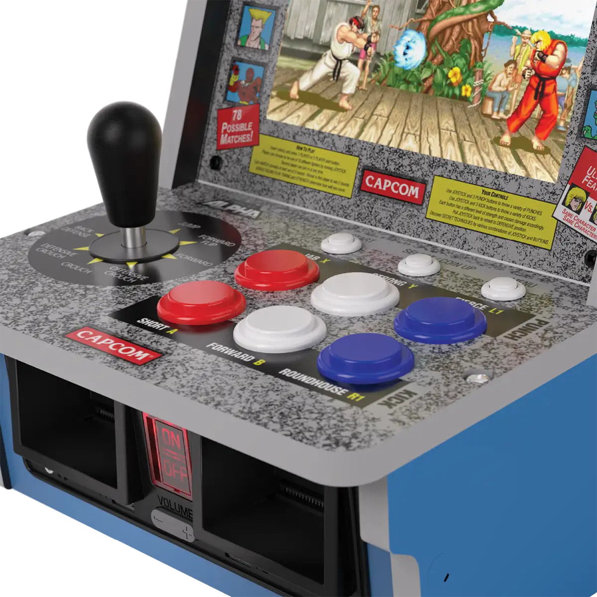 Blaze Evercade Alpha Street Fighter Bartop Arcade Image 10
