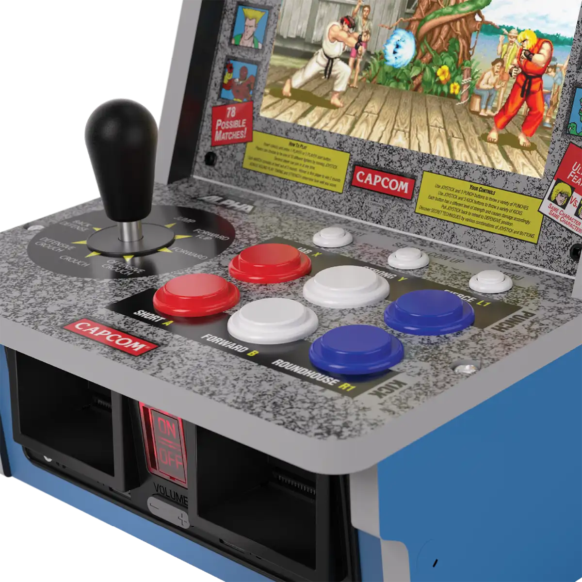 Blaze Evercade Alpha Street Fighter Bartop Arcade Blaze Evercade Alpha Street Fighter Bartop Arcade