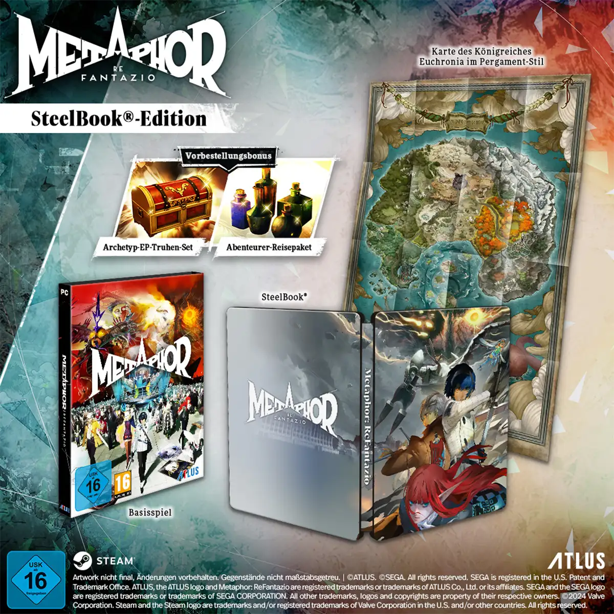 Metaphor: ReFantazio Steelbook Edition (CiB) (PC) Image 2