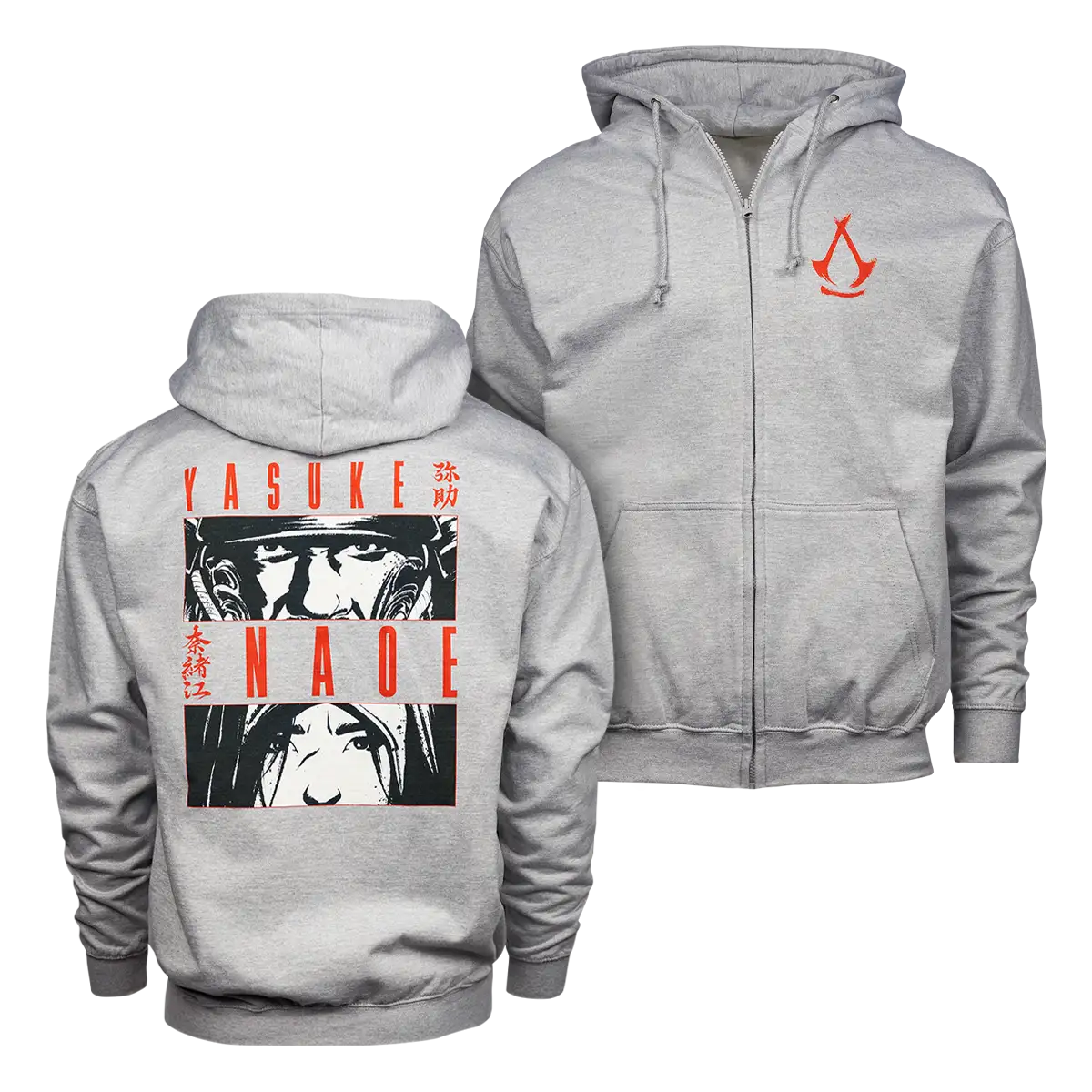 Assassin's Creed Shadows Zipper Hoodie “Faces”