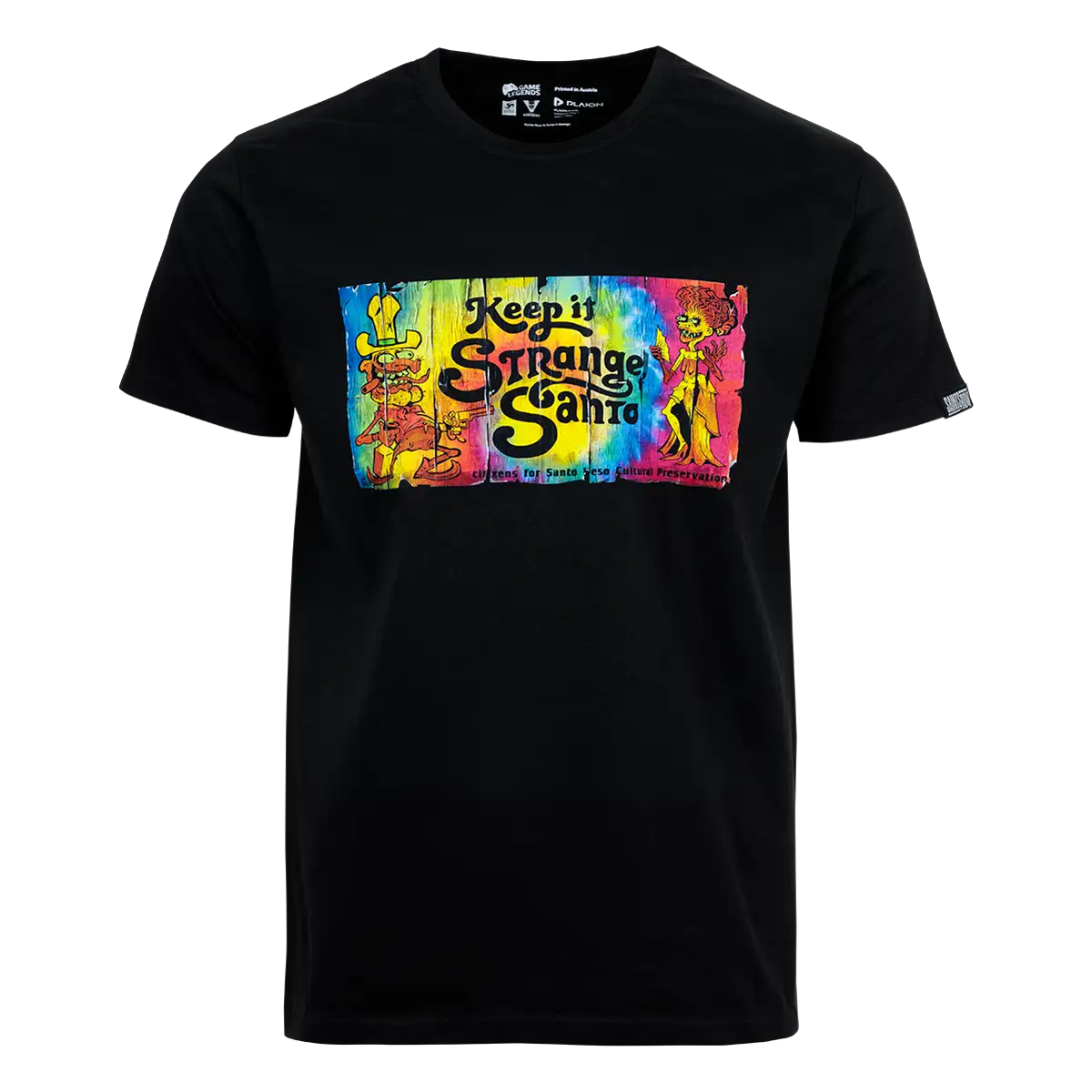 Saints Row T-Shirt "Keep it strange" Black Cover Saints Row T-Shirt "Keep it strange" Black Cover
