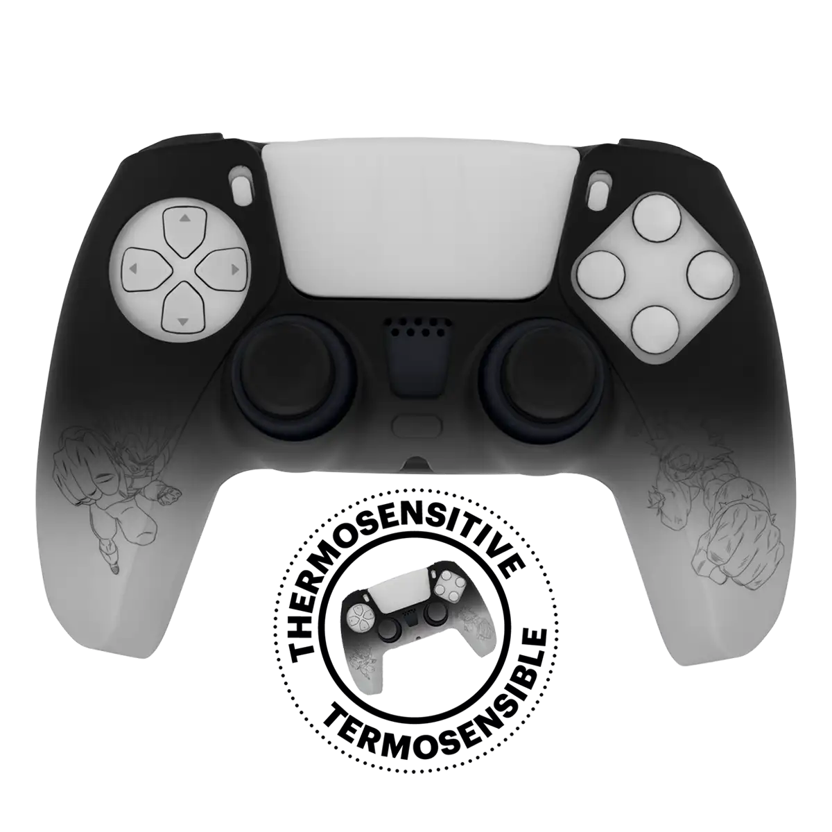 PS5 Dragon Ball Super Thermocromatic Silicone Skin + Grips PS5 Dragon Ball Super Thermocromatic Silicone Skin + Grips