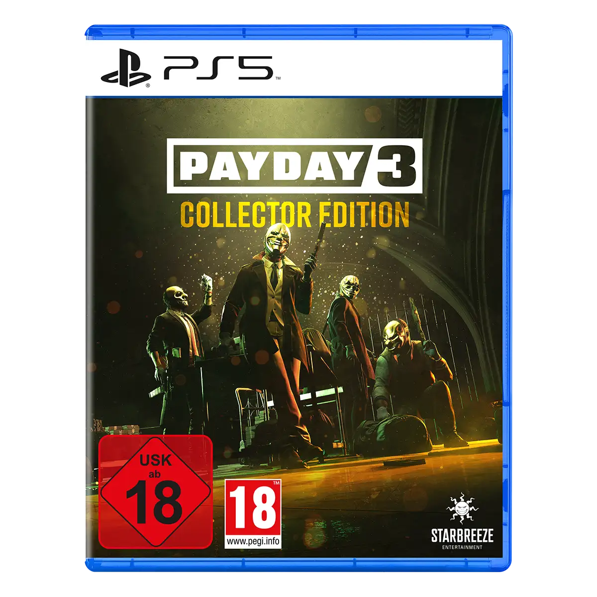 PAYDAY 3 Collector's Edition (PS5) Cover PAYDAY 3 Collector's Edition (PS5) Cover