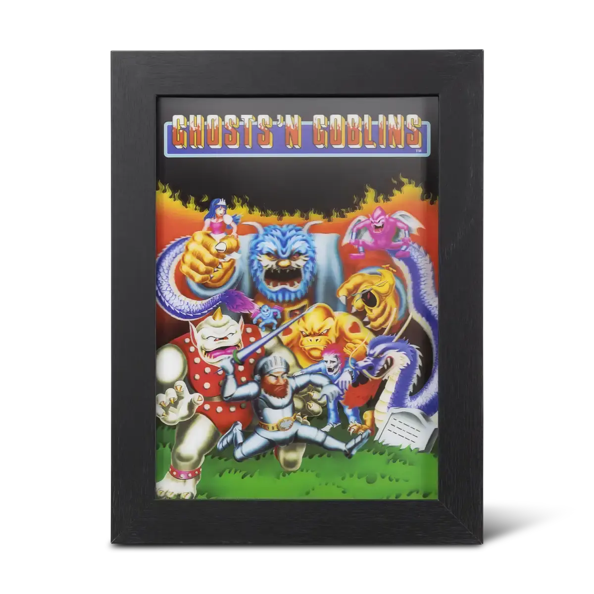 Pixel Frames Plax Ghost n Goblins