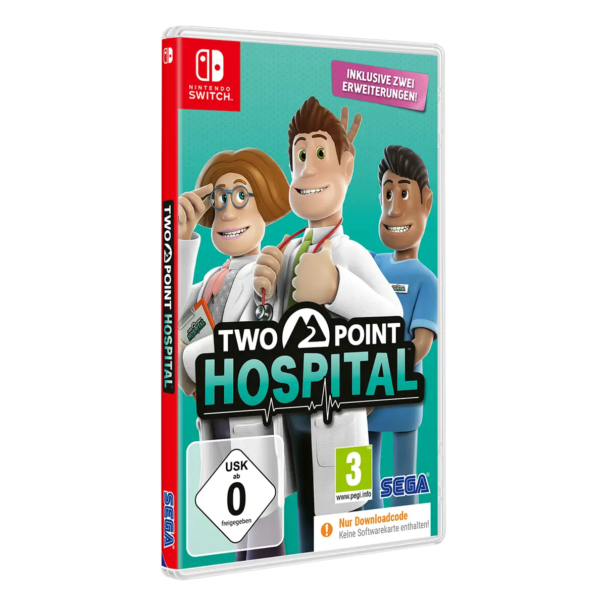 Two Point Hospital (Code in a Box) (Switch) Two Point Hospital (Code in a Box) (Switch)