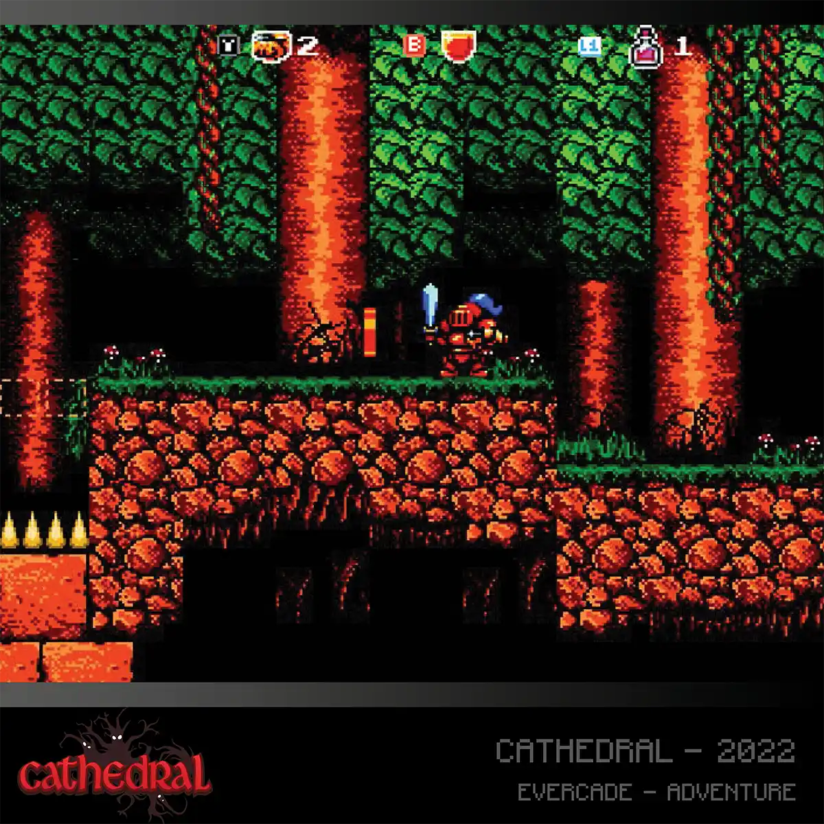 Blaze Evercade Alwa's/Cathedral Cartridge 27 - Red Collection Image 6