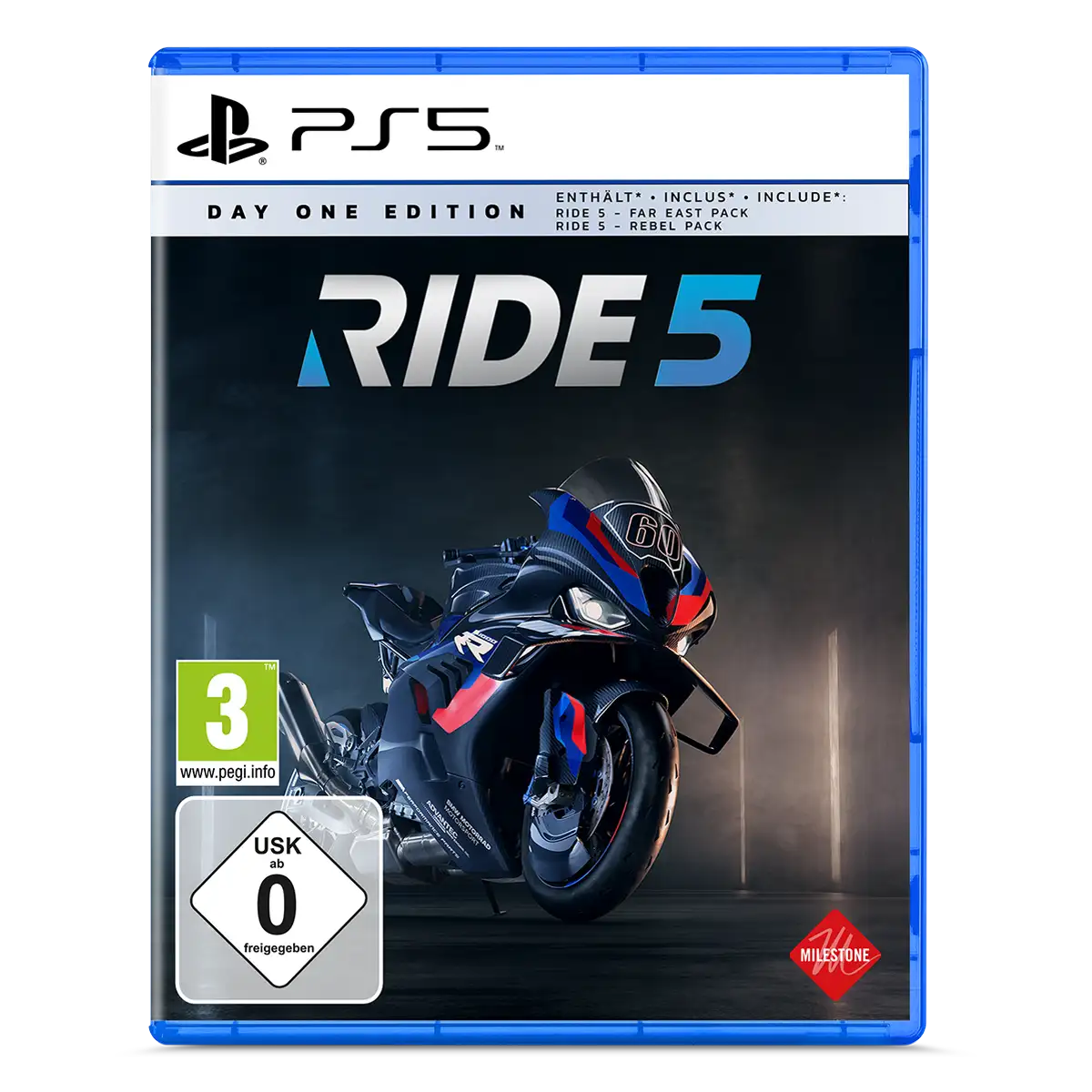RIDE 5 Day One Edition (PS5) Cover RIDE 5 Day One Edition (PS5) Cover