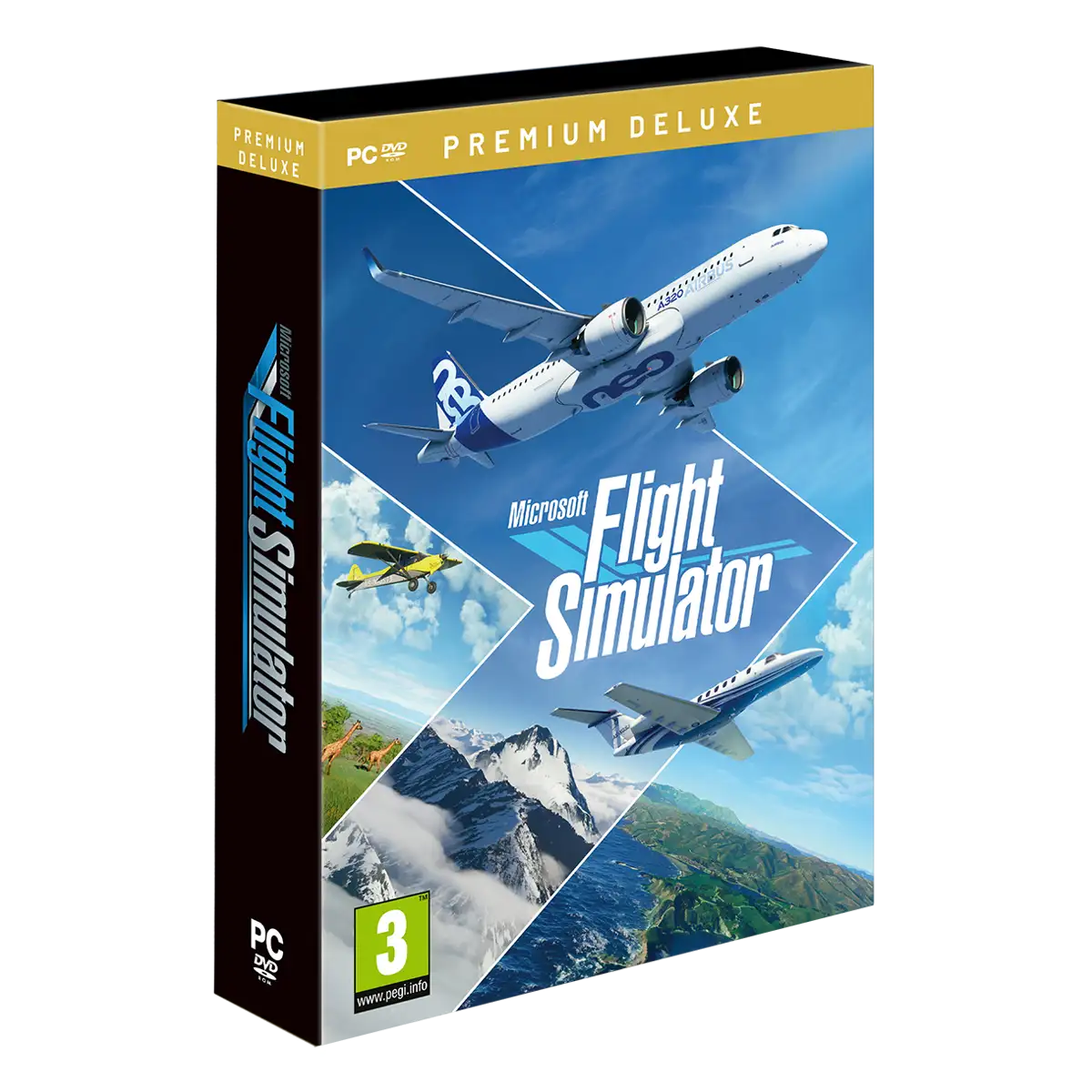 Microsoft Flight Sim 2020 Premium Deluxe Edition (PC) (CZ) Cover