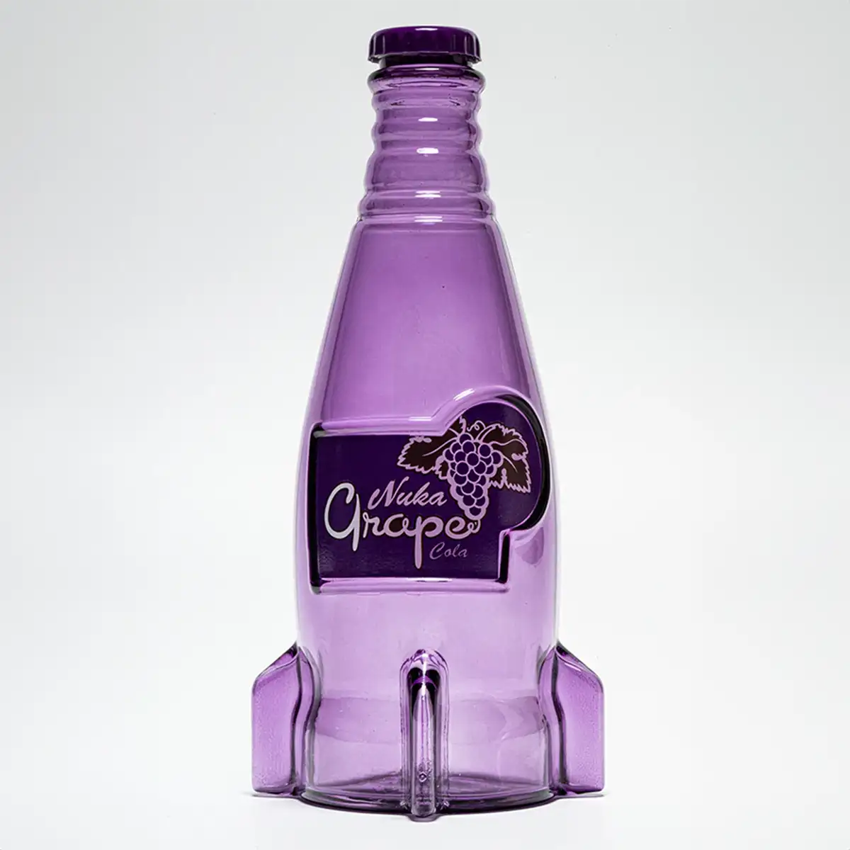 Fallout "Nuka Cola Grape" Glass Bottle and Caps Image 2