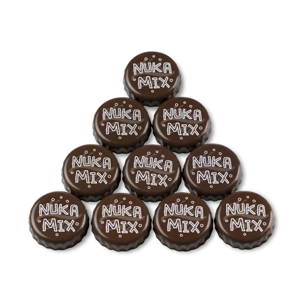 Fallout Nuka-Cola Mix Glass Bottle & Caps Fallout Nuka-Cola Mix Glass Bottle & Caps