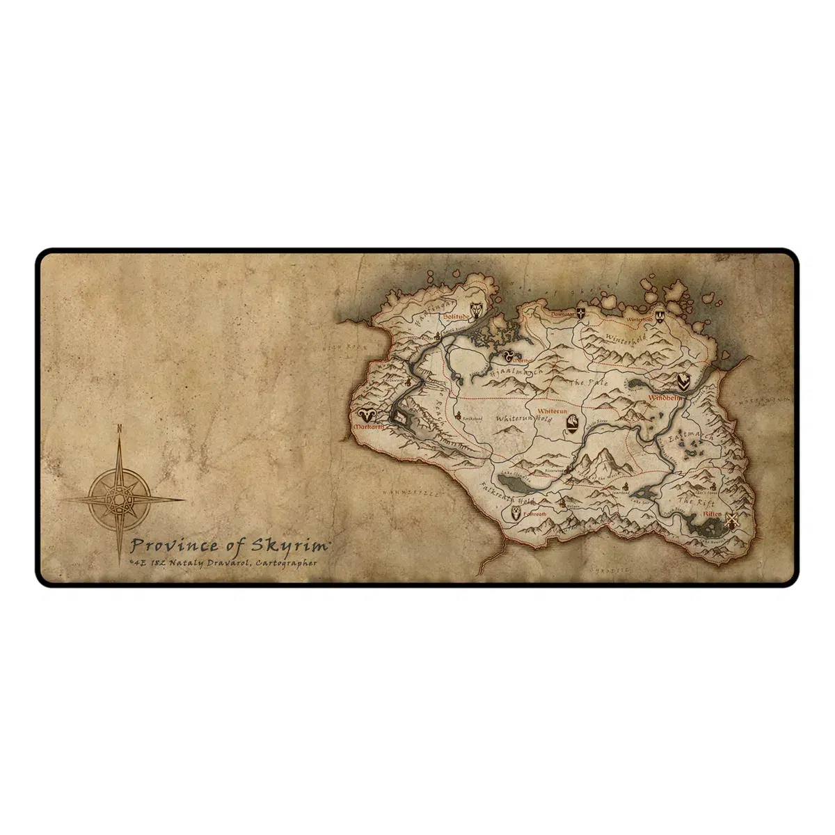 The Elder Scrolls V: Skyrim Mousepad "Province of Skyrim"