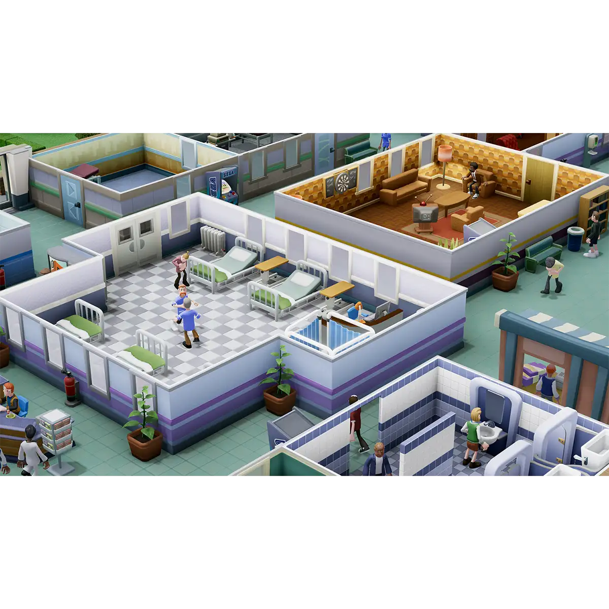 Two Point Hospital (Code in a Box) (Switch) Image 3