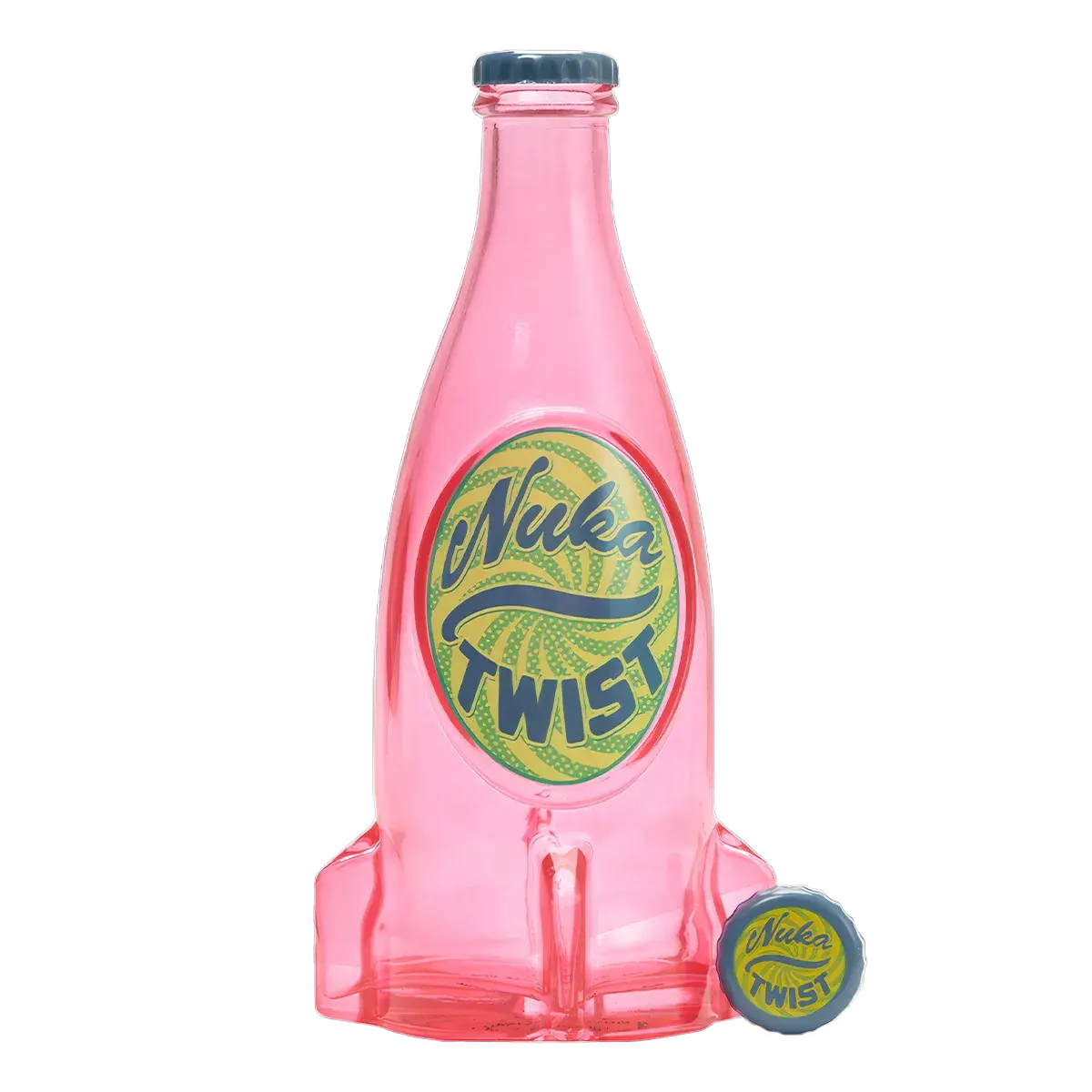 Fallout "Nuka Twist" Glass Bottle and Caps